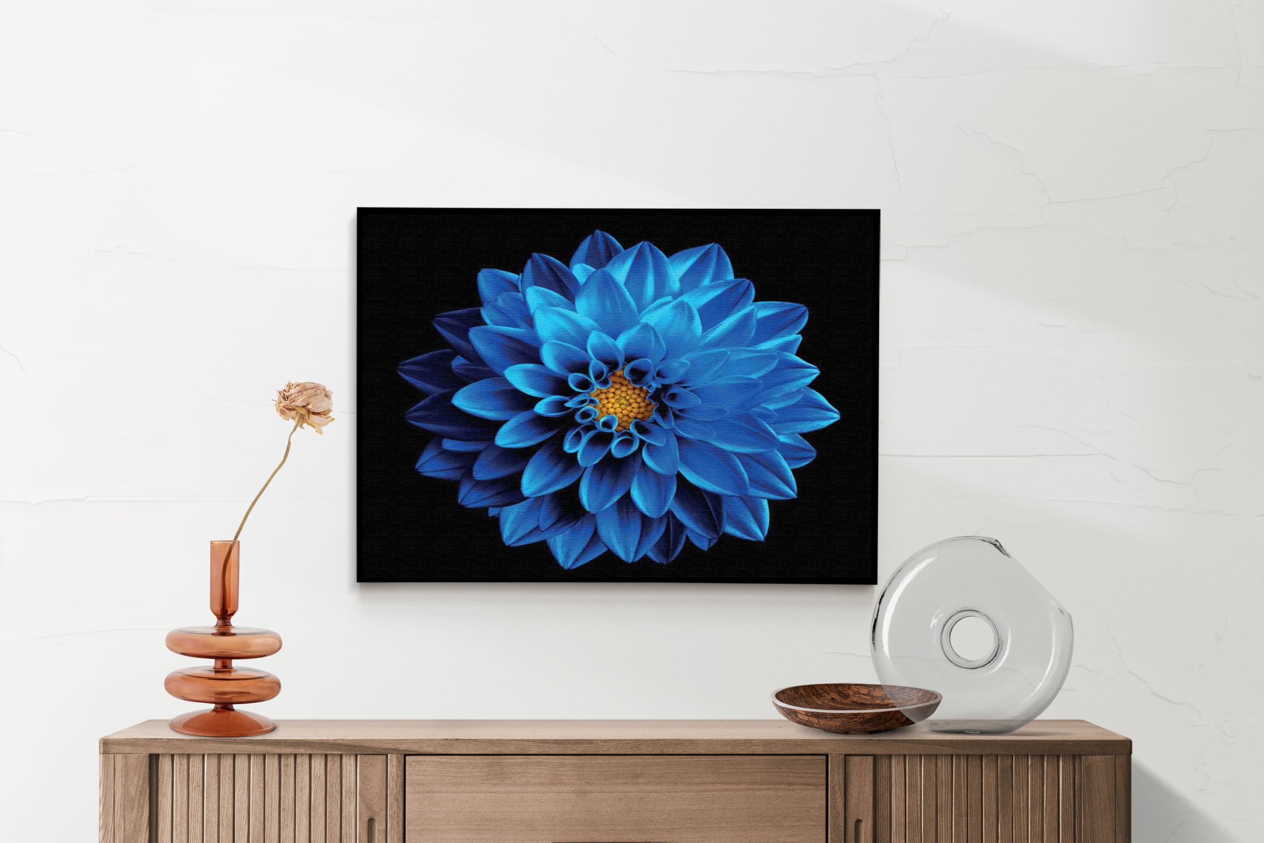 Akoestisch Schilderij Blauwe Dahlia Rechthoek Horizontaal Template 50 70 horizontaal natuur 54 2 scaled 1