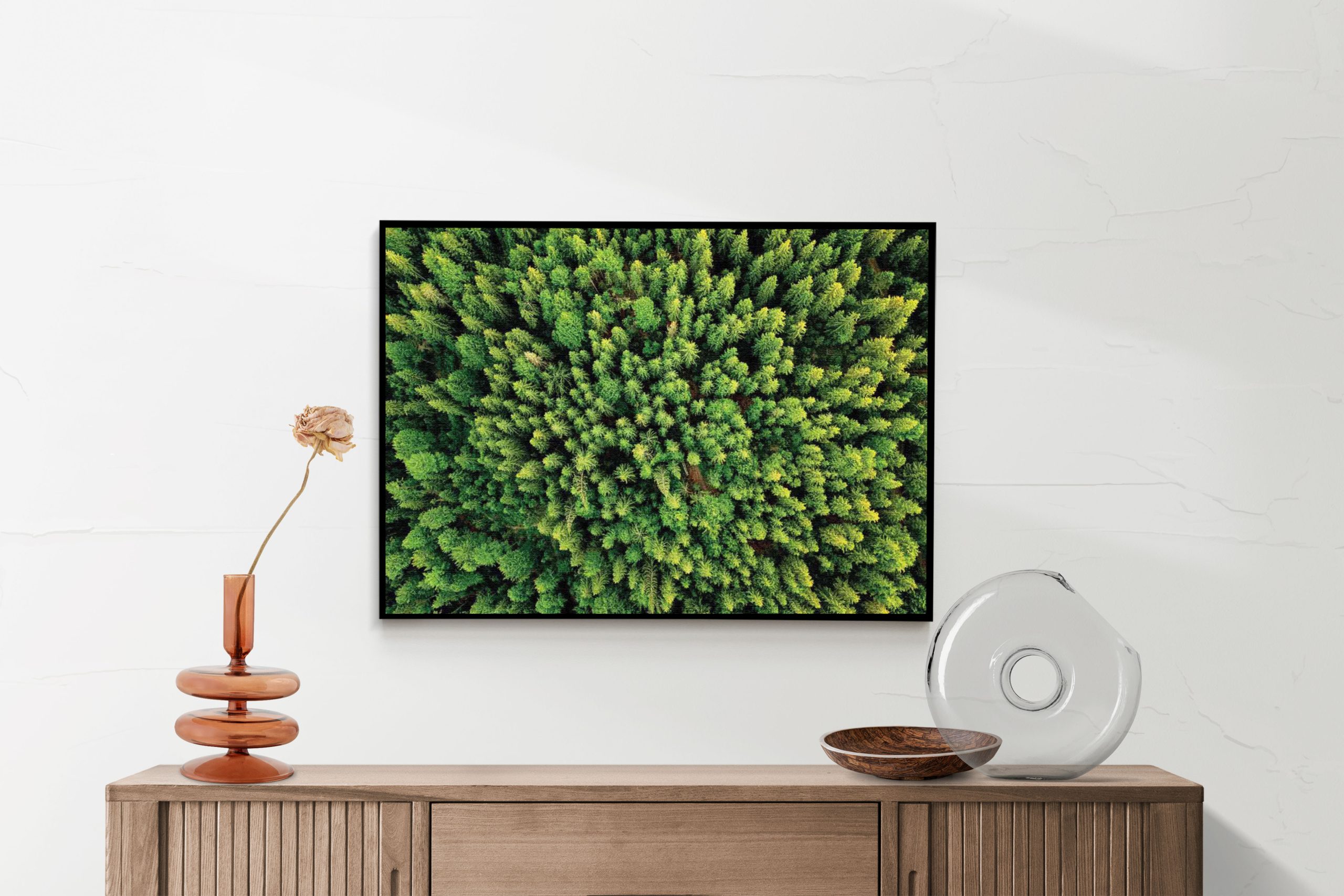 Akoestisch Schilderij Het groene bos Rechthoek Horizontaal Template 50 70 horizontaal natuur 64 2 scaled 1