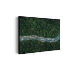 Akoestisch Schilderij Ruige rivier door bos Rechthoek Horizontaal Template 50 70 horizontaal natuur 65 scaled 1