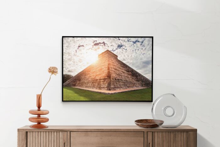 Akoestisch Schilderij Azteken pyramide Rechthoek Horizontaal Template 50 70 horizontaal natuur 71 2 scaled 1
