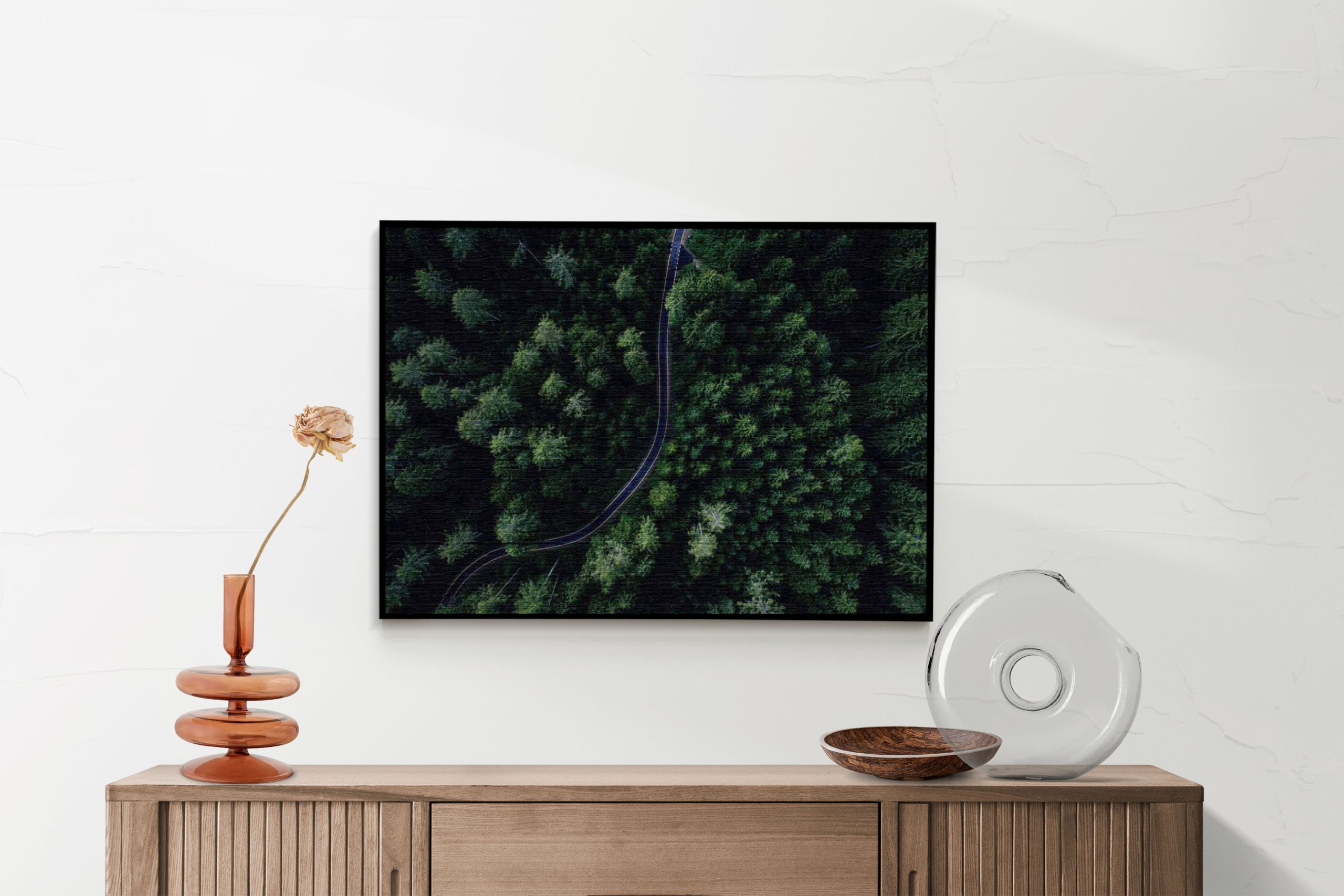 Akoestisch Schilderij Weg door het bos Rechthoek Horizontaal Template 50 70 horizontaal natuur 74 2 scaled 1