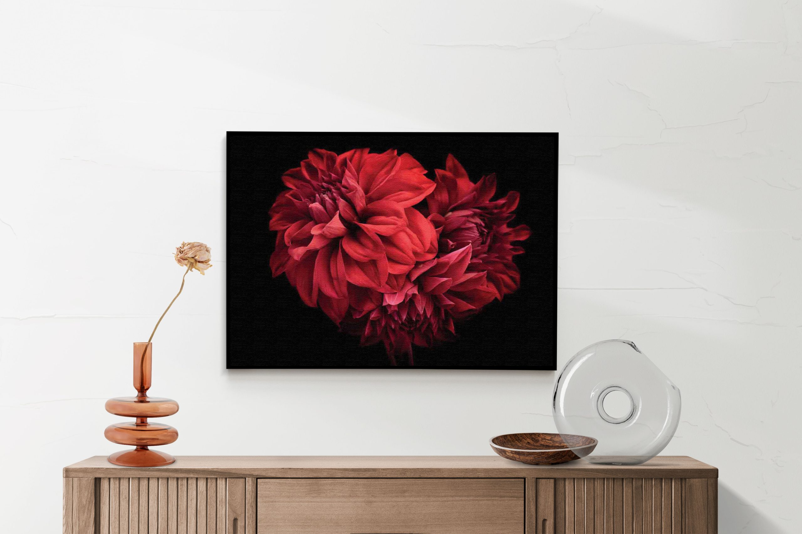 Akoestisch Schilderij Rood Paarse Dahlia Rechthoek Horizontaal Template 50 70 horizontaal natuur 75 2 scaled 1