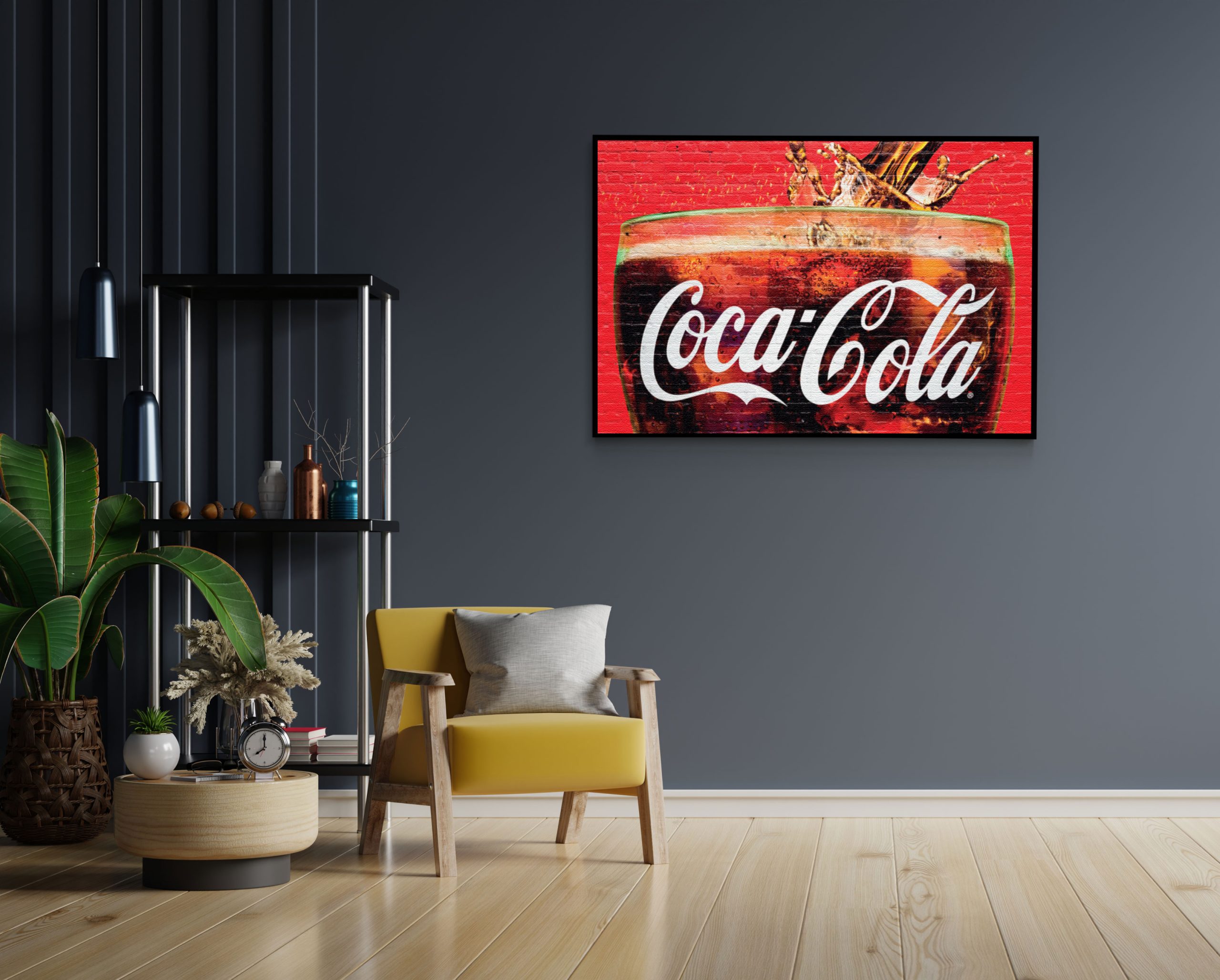Akoestisch Schilderij Coca Cola Muurschildering Rechthoek Horizontaal Template 50 70 horizontaal retro 13 1 scaled 1