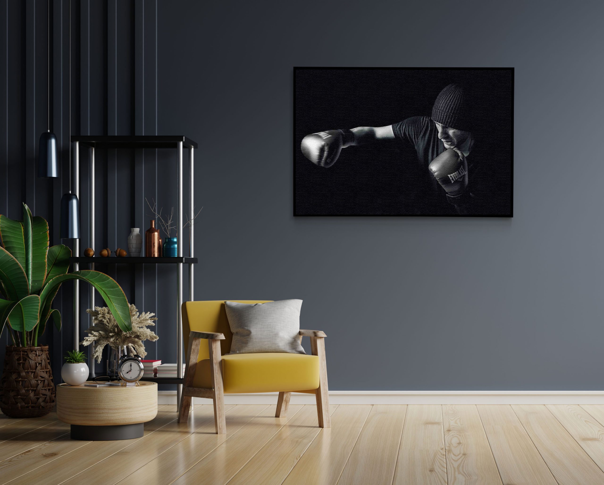 Akoestisch Schilderij Sexy Man Heft Gewicht Met Halter Rechthoek Horizontaal Template 50 70 horizontaal sport 4 1 scaled 1