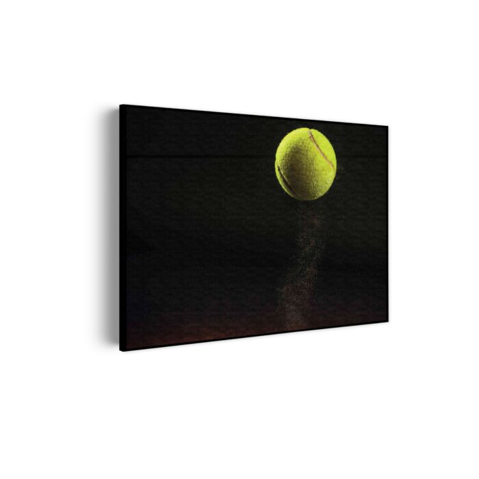 Akoestisch Schilderij Tennisbal Op Grevel Rechthoek Horizontaal Template 50 70 horizontaal sport 9 scaled 1
