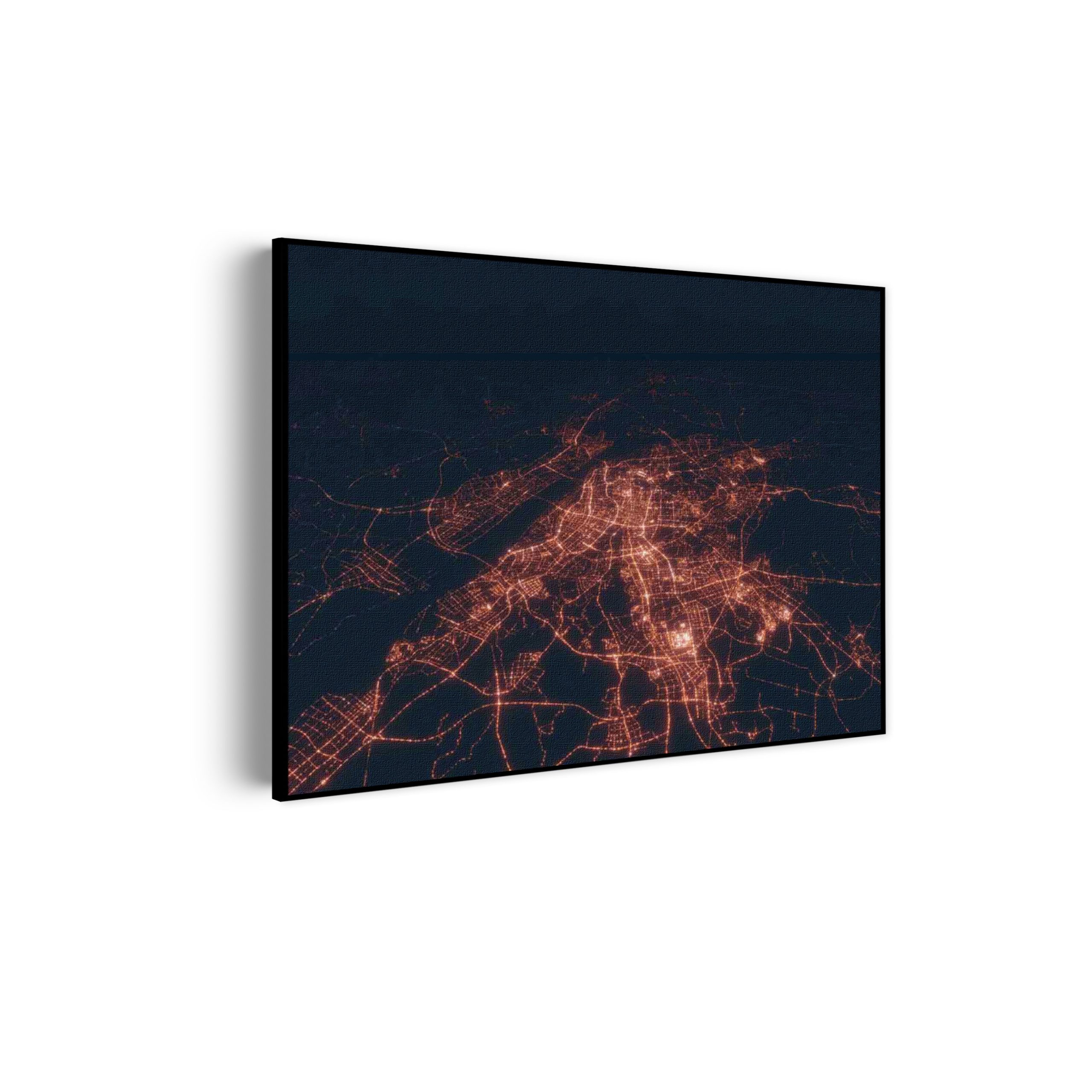 Akoestisch Schilderij Luchtfoto Nacht 02 Rechthoek Horizontaal Template 50 70 horizontaal steden 107 2 scaled 1