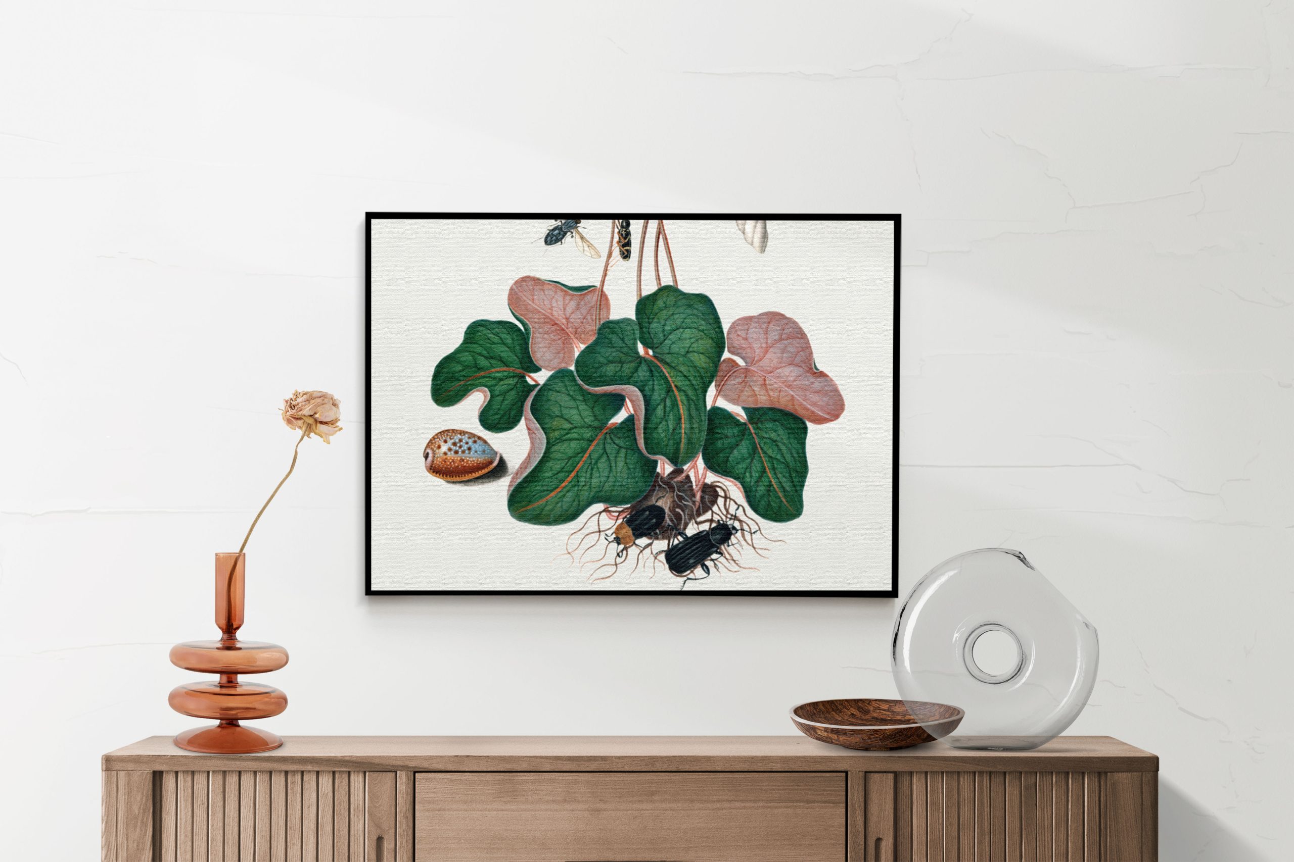 Akoestisch Schilderij Prent Natuur Vogel en Bloemen 12 Rechthoek Horizontaal Template 50 70 horizontaal vintage 12 1 scaled 1