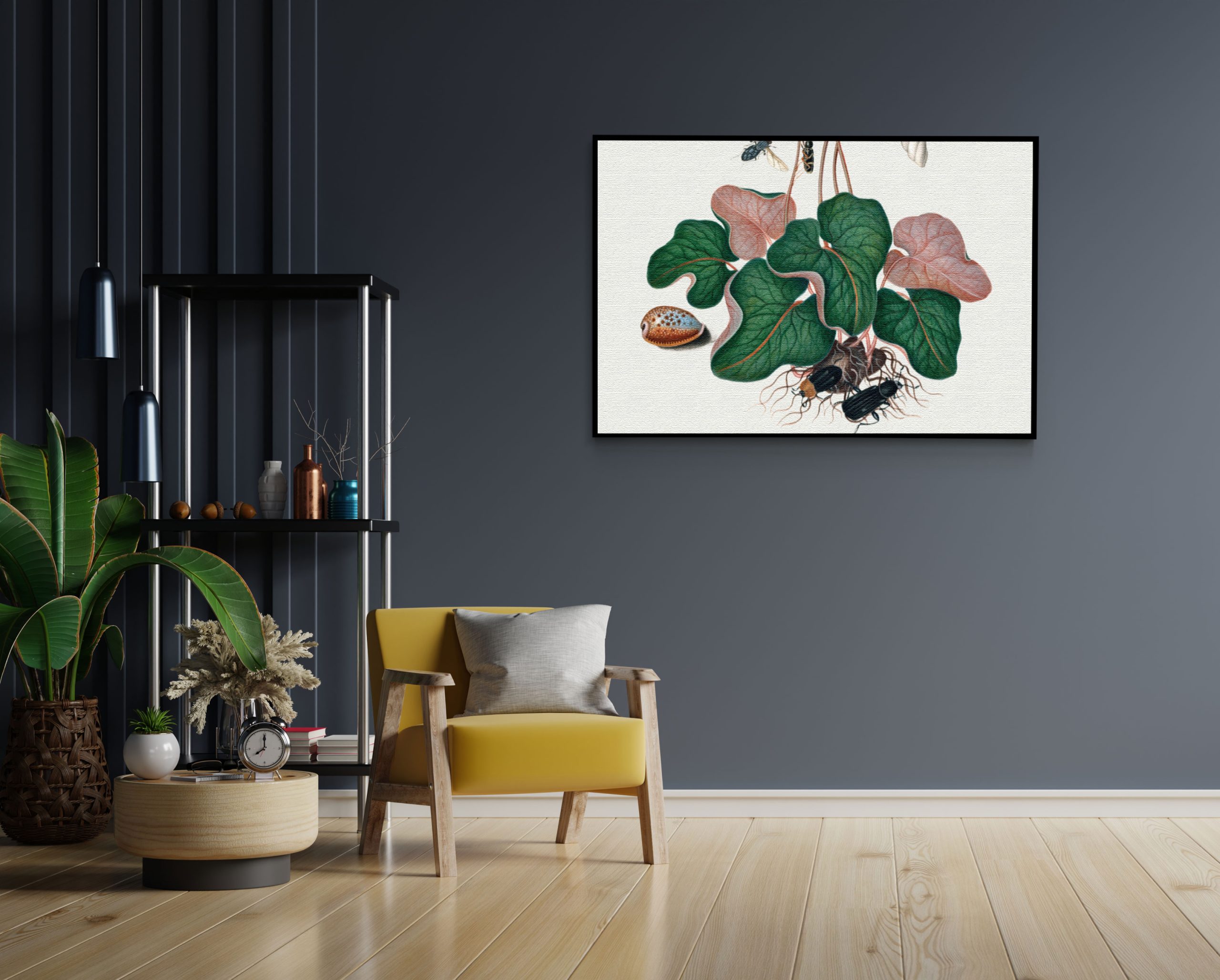 Akoestisch Schilderij Prent Natuur Vogel en Bloemen 12 Rechthoek Horizontaal Template 50 70 horizontaal vintage 12 2 scaled 1