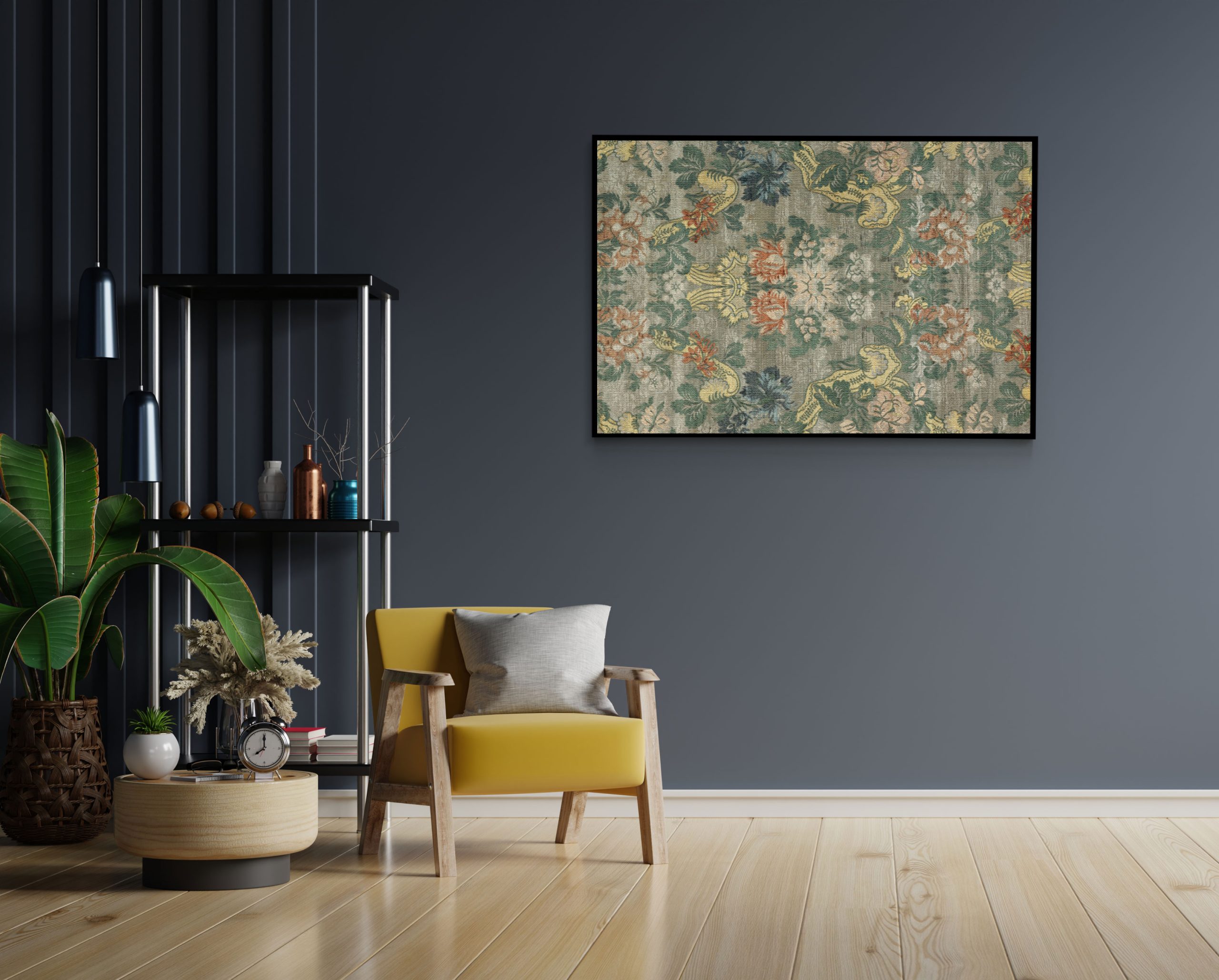 Akoestisch Schilderij Prent Natuur Vogel en Bloemen 02 Rechthoek Horizontaal Template 50 70 horizontaal vintage 18 2 scaled 1