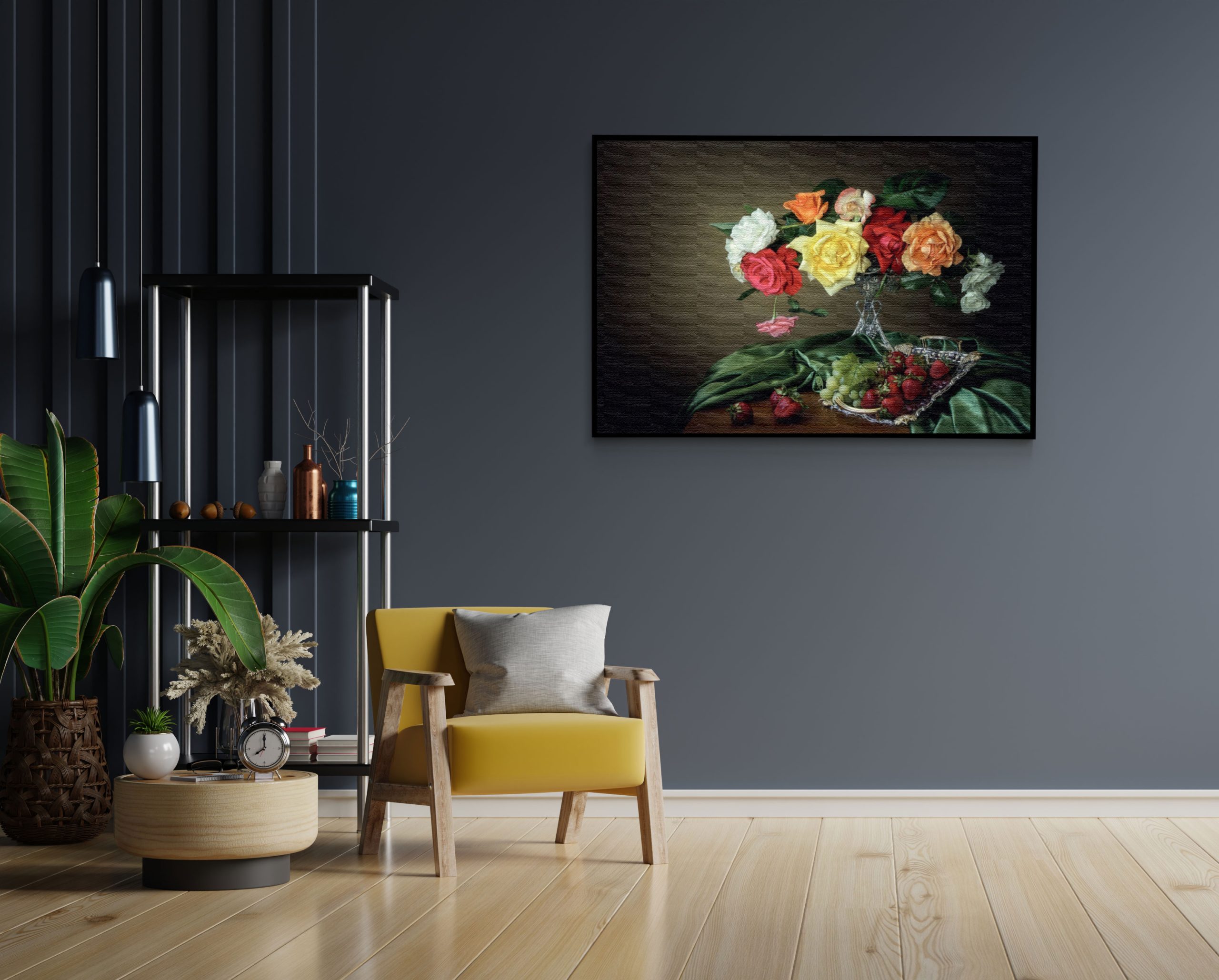 Akoestisch Schilderij Prent Natuur Vogel en Bloemen 02 Rechthoek Horizontaal Template 50 70 horizontaal vintage 22 2 scaled 1