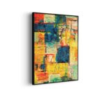 Akoestisch Schilderij Kunst Mondriaan Stijl Kleurrijk Rechthoek Verticaal Template 50 70 verticaal abstract 103 scaled 1