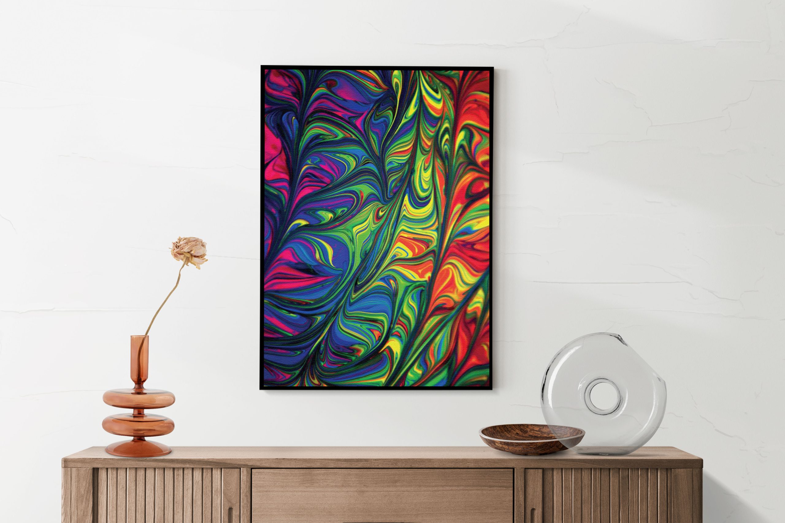 Akoestisch Schilderij Verf Kleuren Gemengd Rechthoek Verticaal Template 50 70 verticaal abstract 37 2 scaled 1