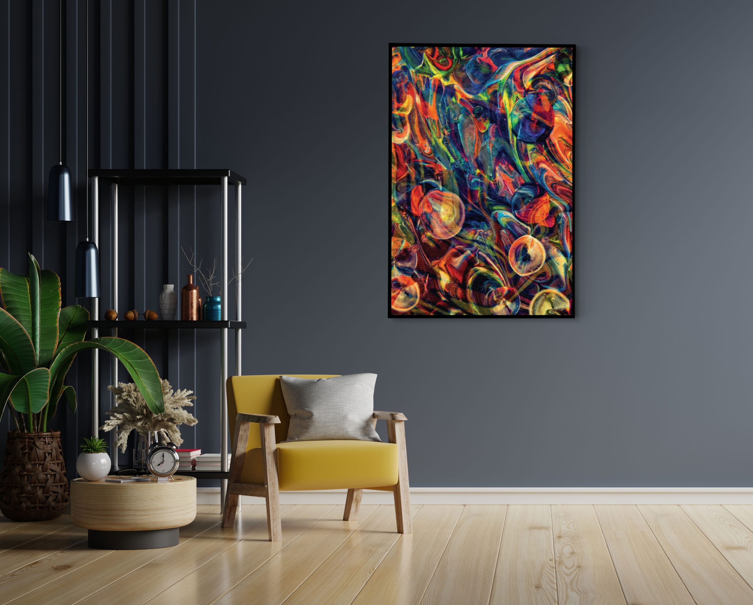 Akoestisch Schilderij Colorfull Art Design Rechthoek Verticaal Template 50 70 verticaal abstract 59 1 scaled 1