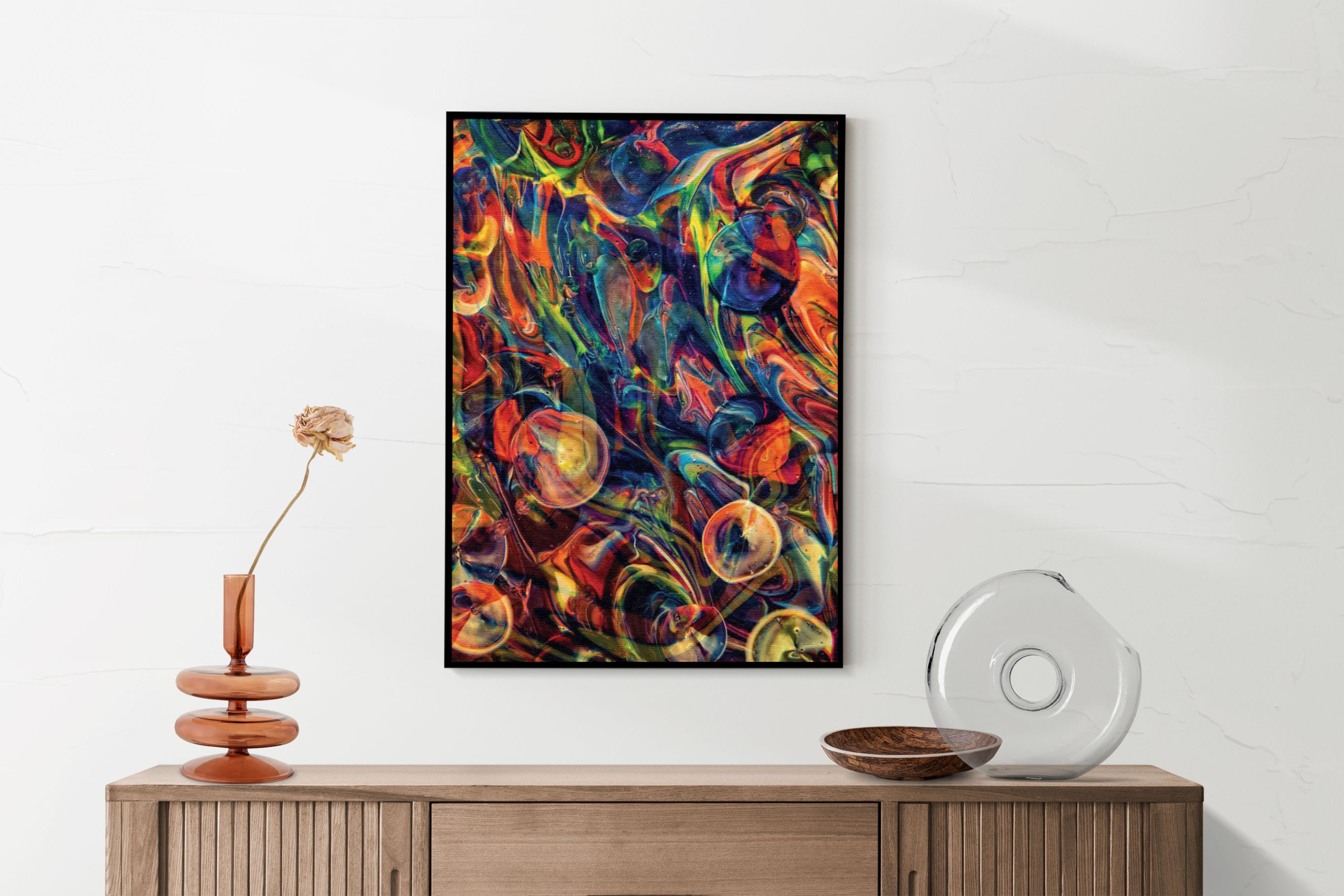 Akoestisch Schilderij Colorfull Art Design Rechthoek Verticaal Template 50 70 verticaal abstract 59 2 scaled 1