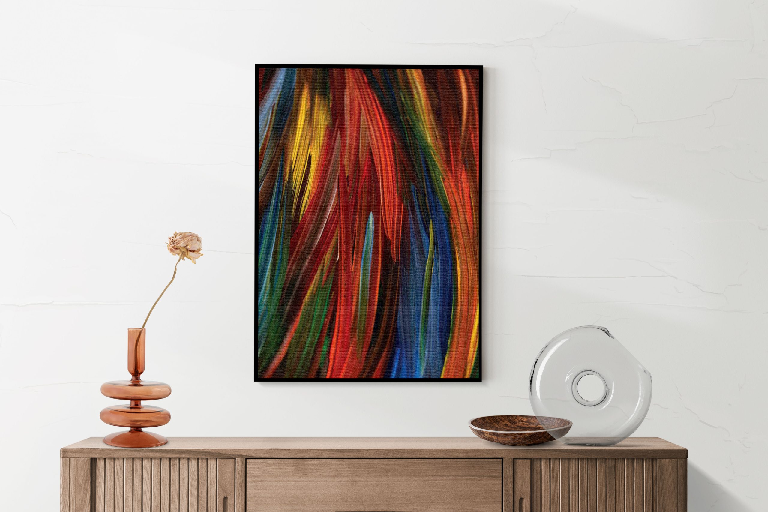 Akoestisch Schilderij Bubbles Art Rechthoek Verticaal Template 50 70 verticaal abstract 75 2 scaled 1