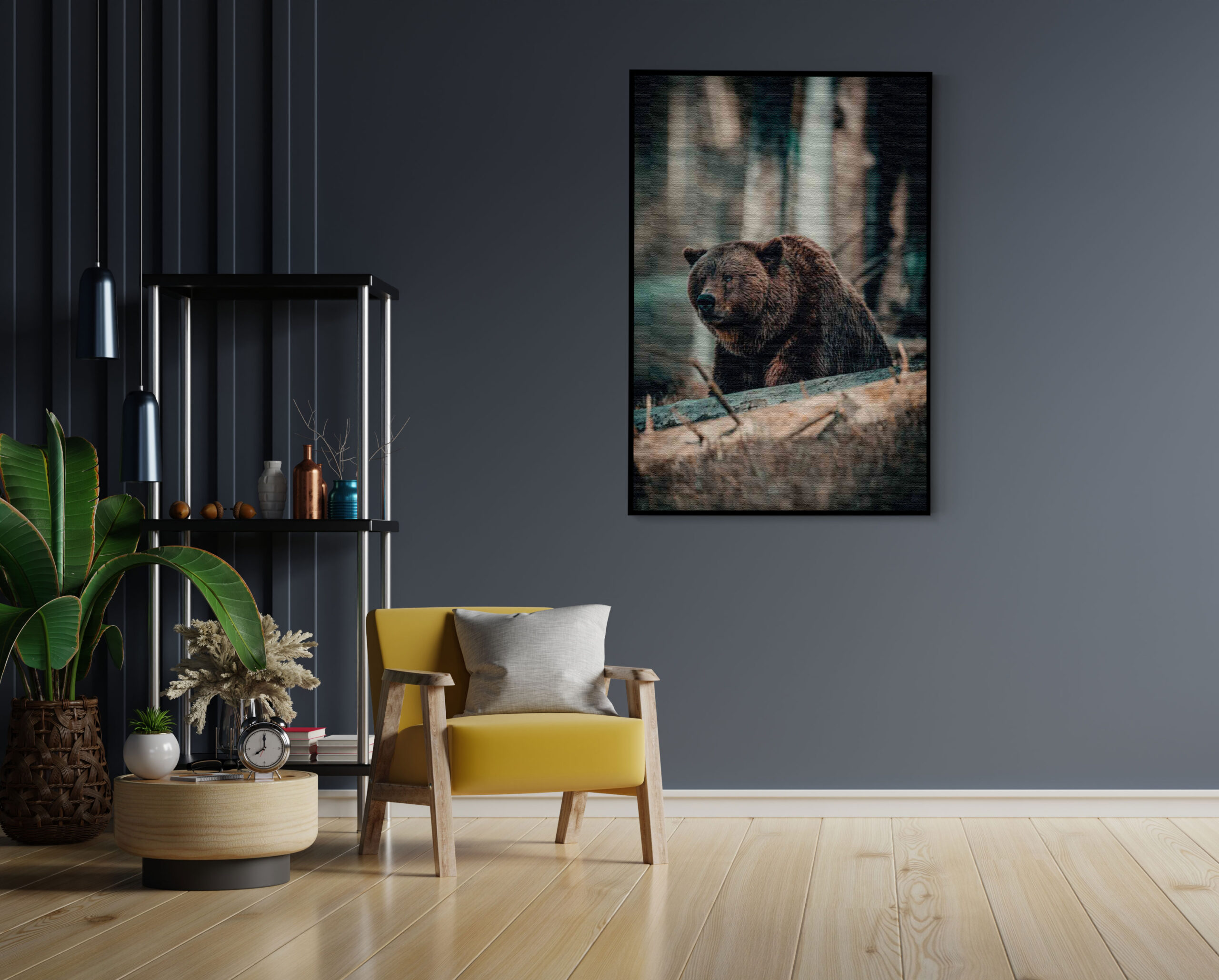 Akoestisch Schilderij Springende Dolfijnen Goud 01 Rechthoek Verticaal Template 50 70 verticaal dieren 11 1 scaled 1