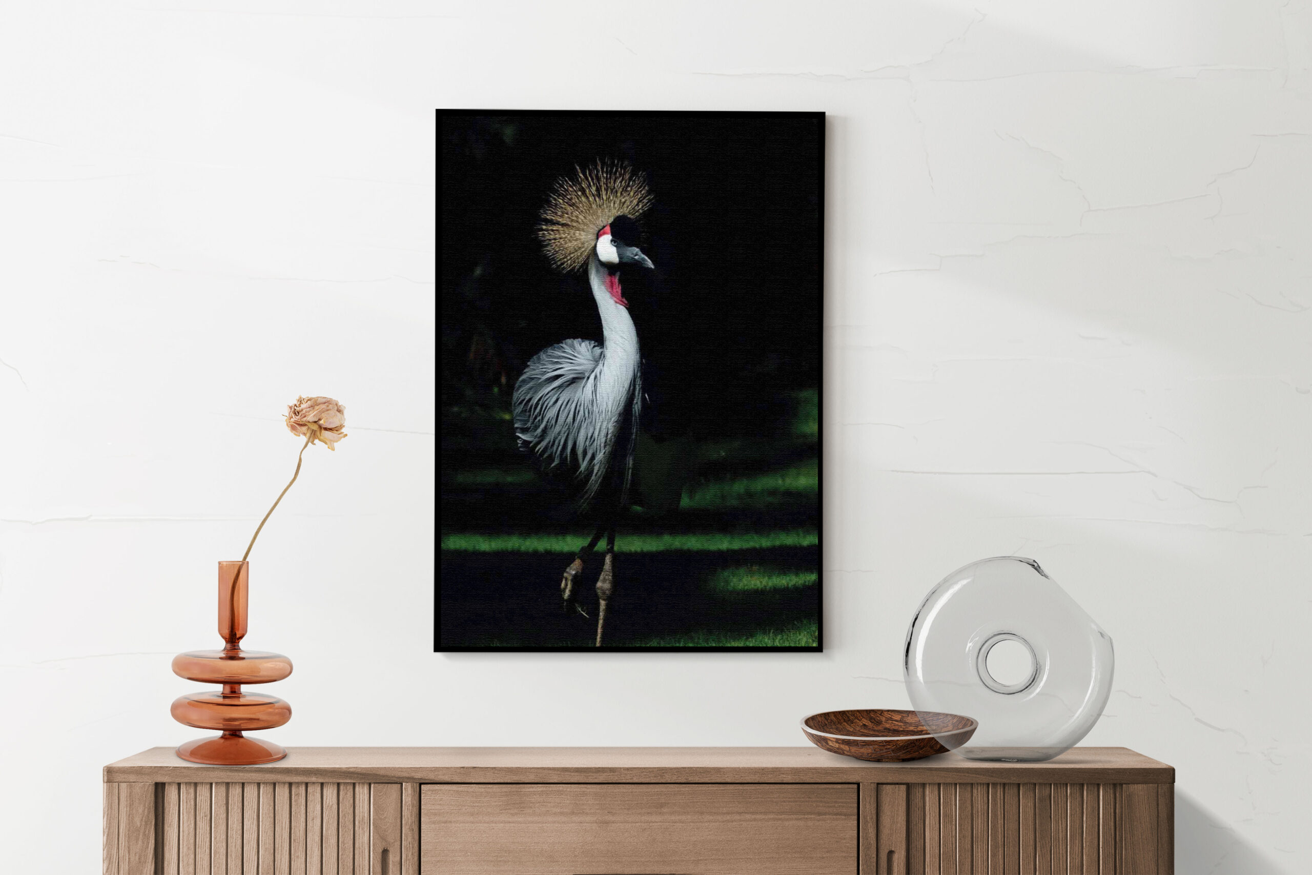 Akoestisch Schilderij De Witte Pauw Rechthoek Verticaal Template 50 70 verticaal dieren 15 2 scaled 1