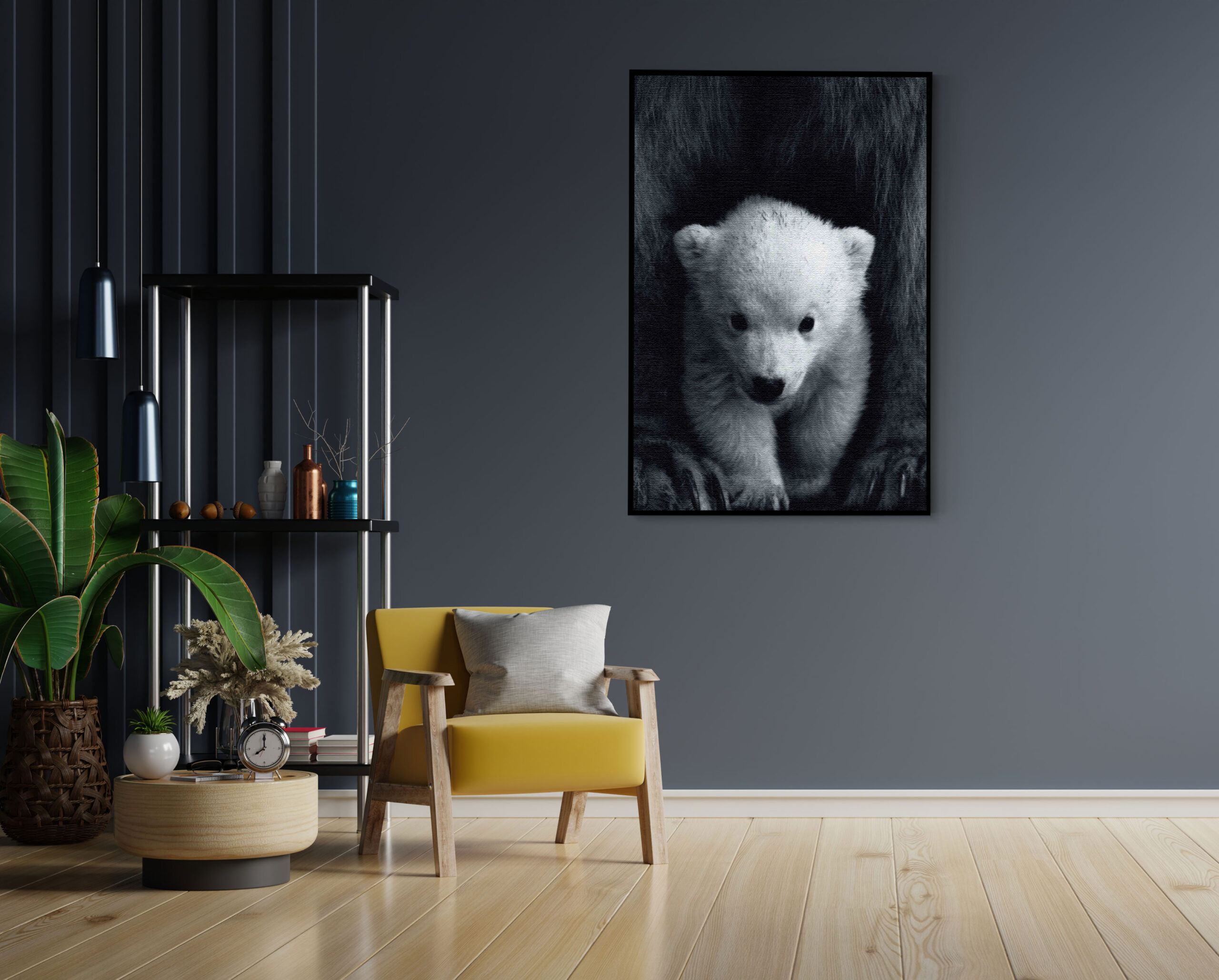 Akoestisch Schilderij Het Beschermde Welpje Rechthoek Verticaal Template 50 70 verticaal dieren 22 1 scaled 1