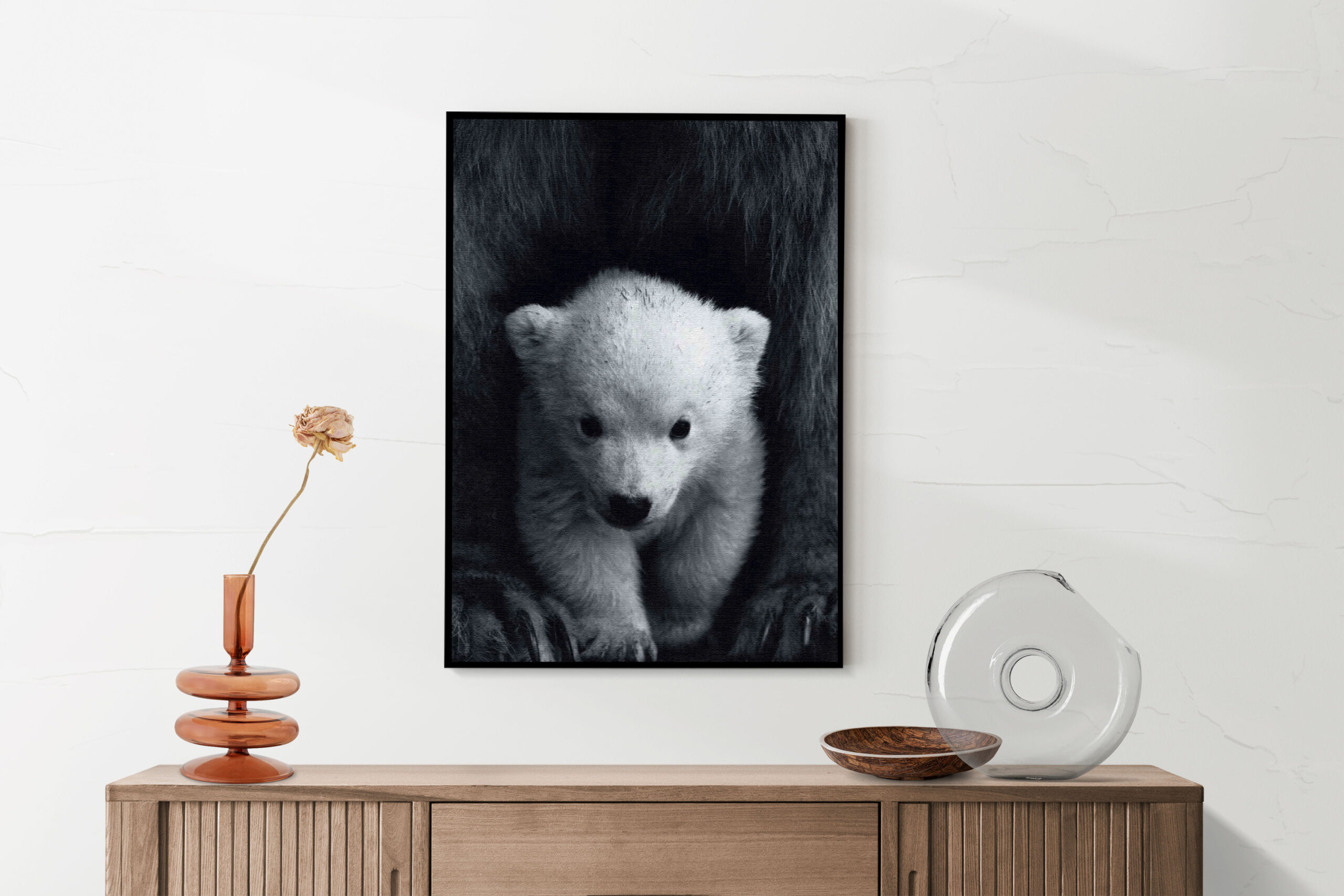 Akoestisch Schilderij Het Beschermde Welpje Rechthoek Verticaal Template 50 70 verticaal dieren 22 2 scaled 1