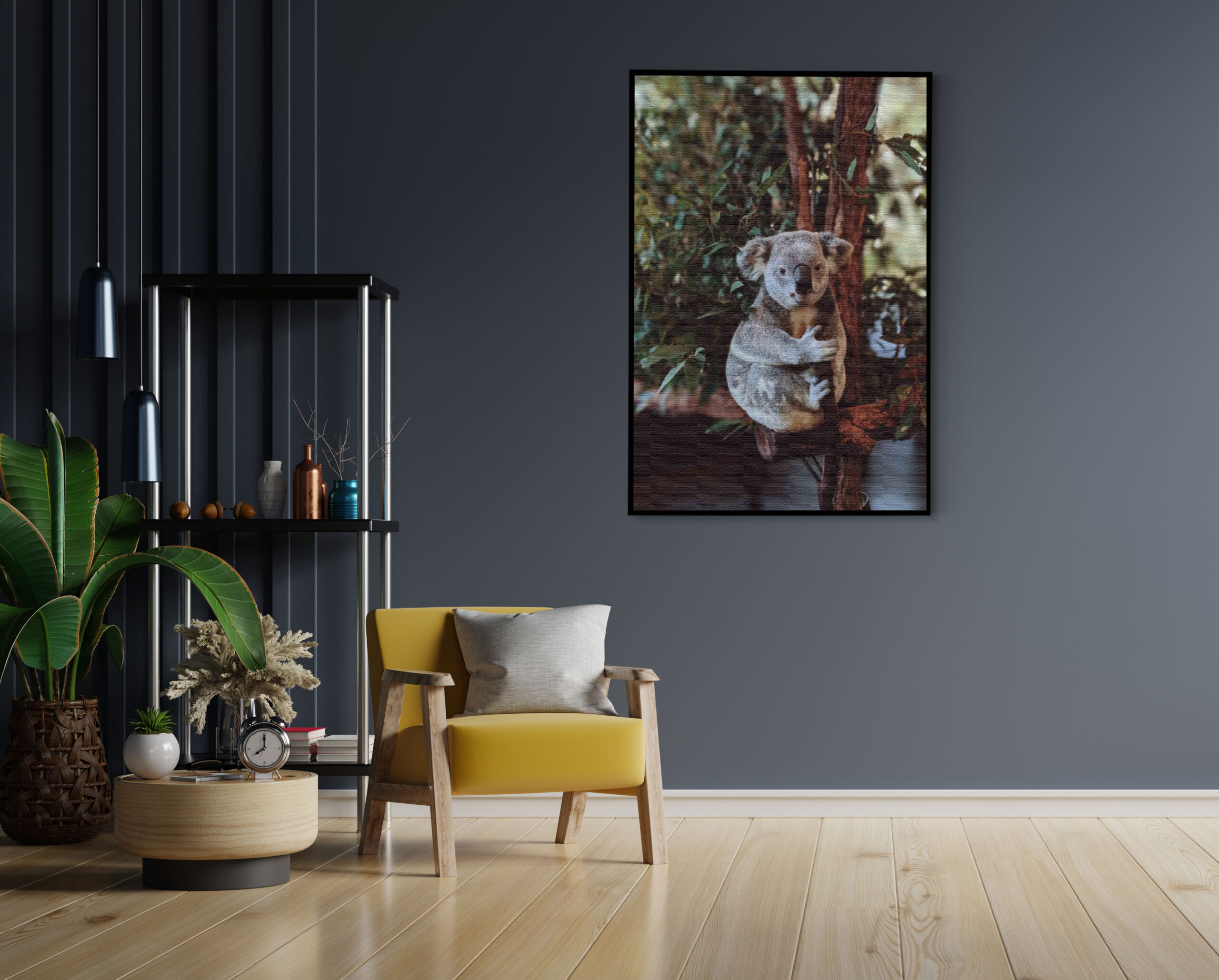 Akoestisch Schilderij Springende Dolfijnen Goud 01 Rechthoek Verticaal Template 50 70 verticaal dieren 23 1 scaled 1