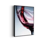 Akoestisch Schilderij Glas Rode wijn 01 Rechthoek Verticaal Template 50 70 verticaal eten en drinken 36 scaled 1