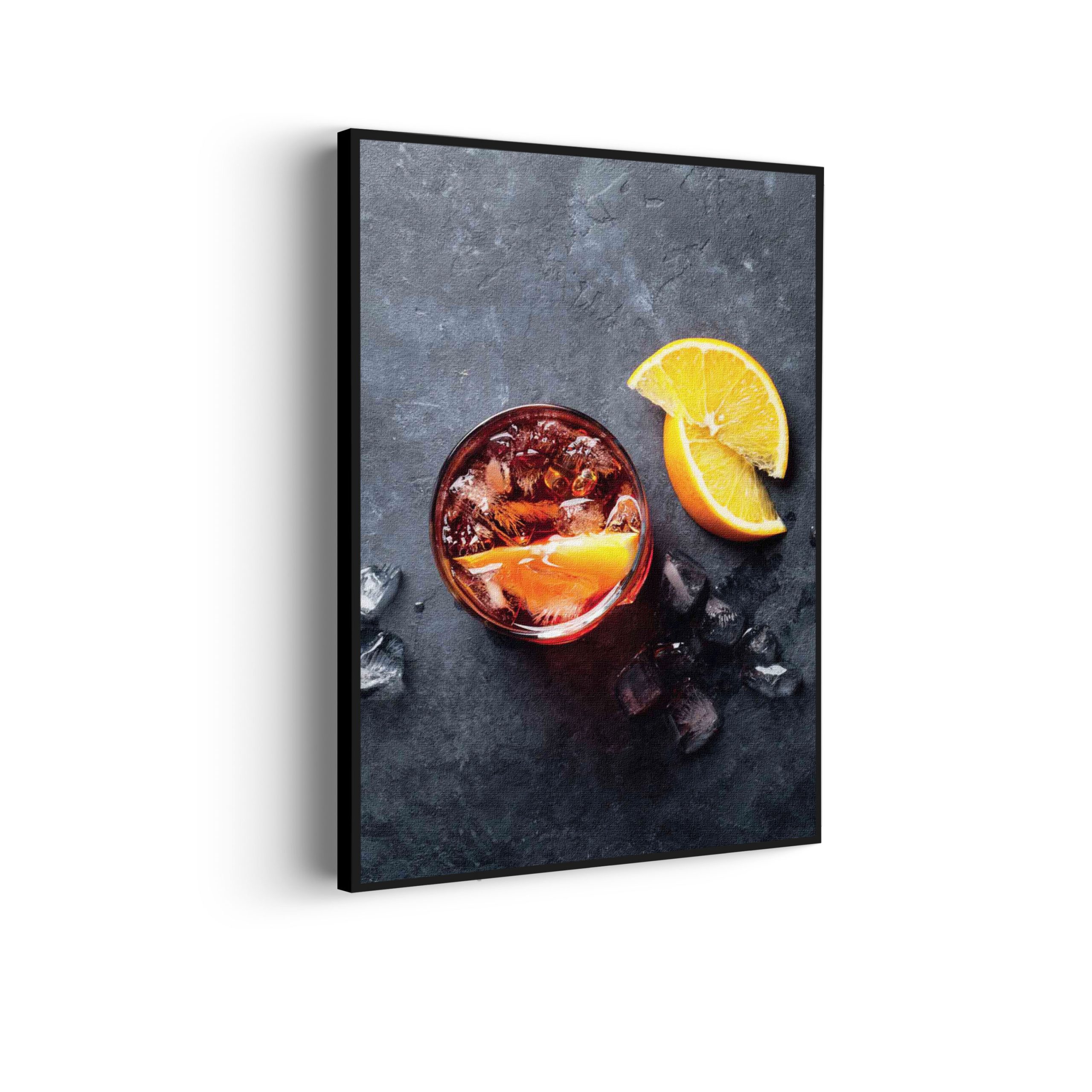Akoestisch Schilderij Cocktail met Citroen Rechthoek Verticaal Template 50 70 verticaal eten en drinken 42 1 scaled 1