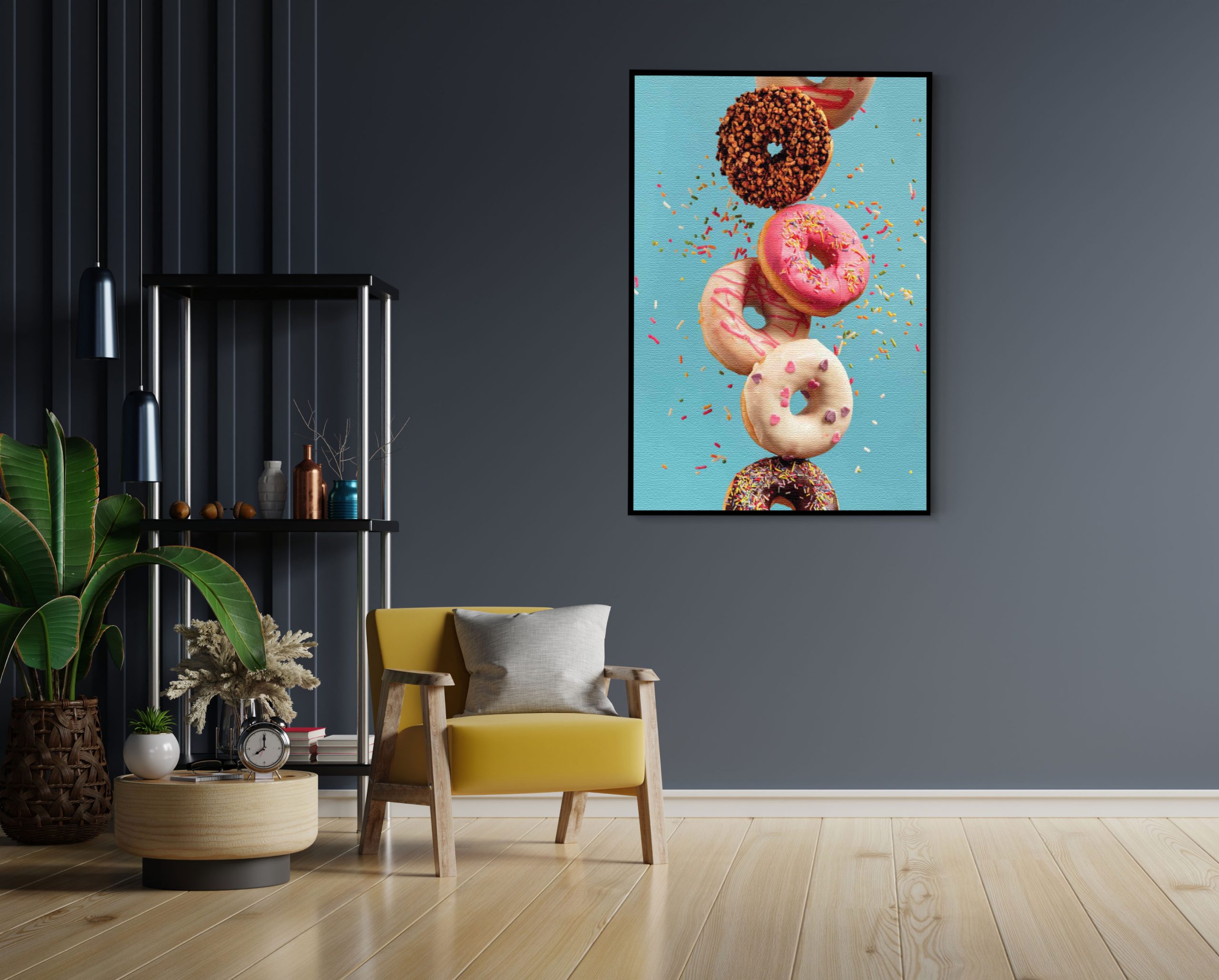 Akoestisch Schilderij Donuts Rechthoek Verticaal Template 50 70 verticaal eten en drinken 48 3 scaled 1