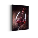 Akoestisch Schilderij Glas Rode wijn 02 Rechthoek Verticaal Template 50 70 verticaal eten en drinken 51 1 scaled 1