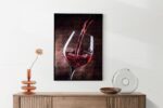 Akoestisch Schilderij Glas Rode wijn 02 Rechthoek Verticaal Template 50 70 verticaal eten en drinken 51 4 scaled 1