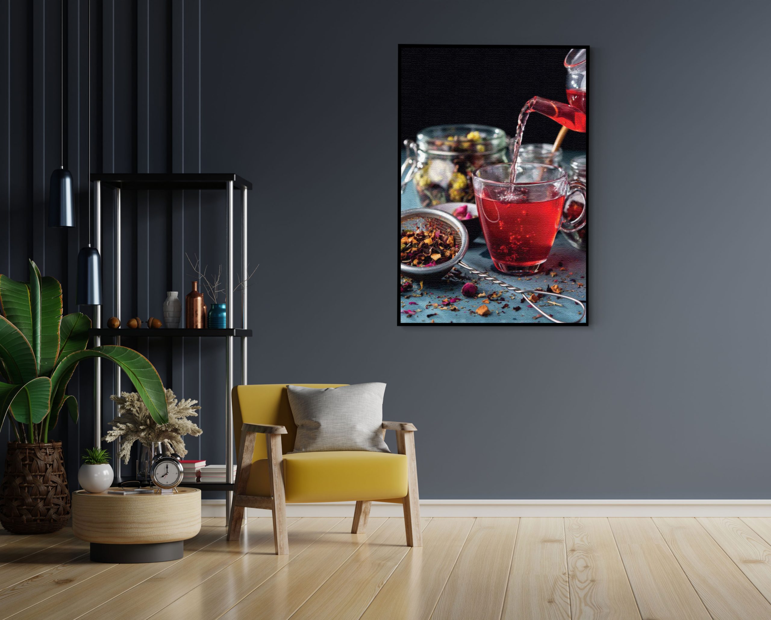 Akoestisch Schilderij Cocktail met Citroen Rechthoek Verticaal Template 50 70 verticaal eten en drinken 58 3 scaled 1