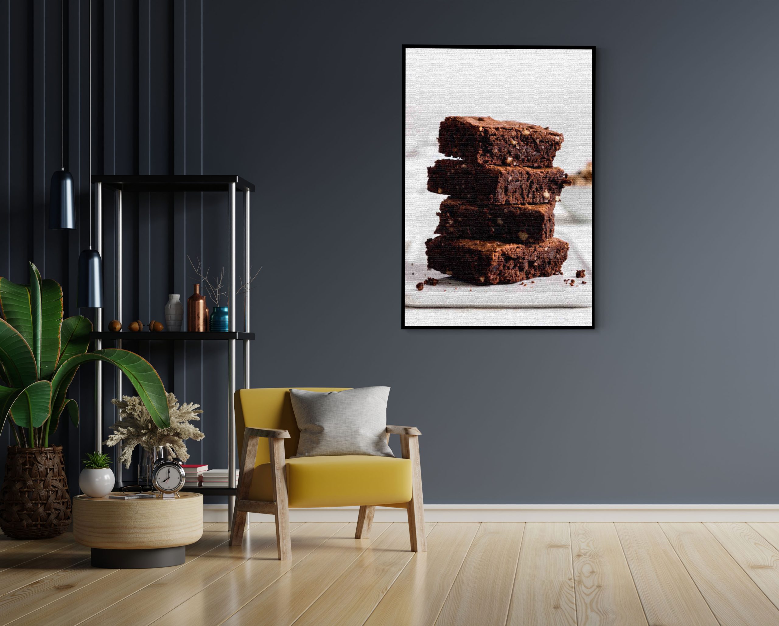 Akoestisch Schilderij Brownie Rechthoek Verticaal Template 50 70 verticaal eten en drinken 62 1 scaled 1