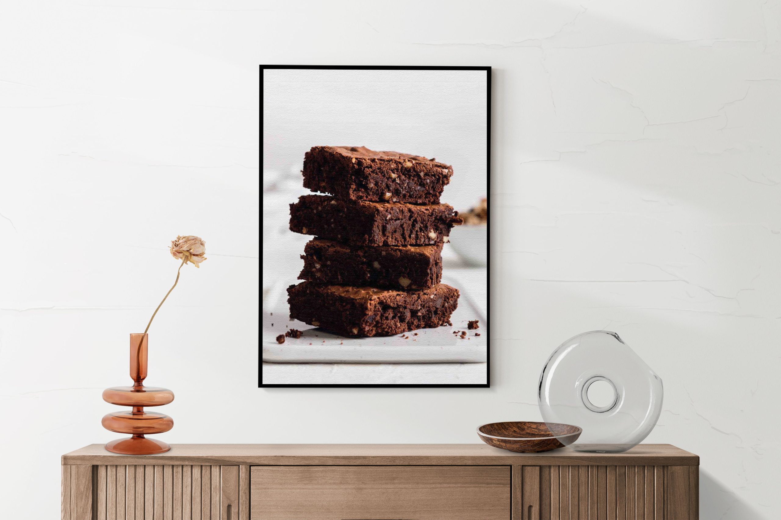 Akoestisch Schilderij Brownie Rechthoek Verticaal Template 50 70 verticaal eten en drinken 62 2 scaled 1