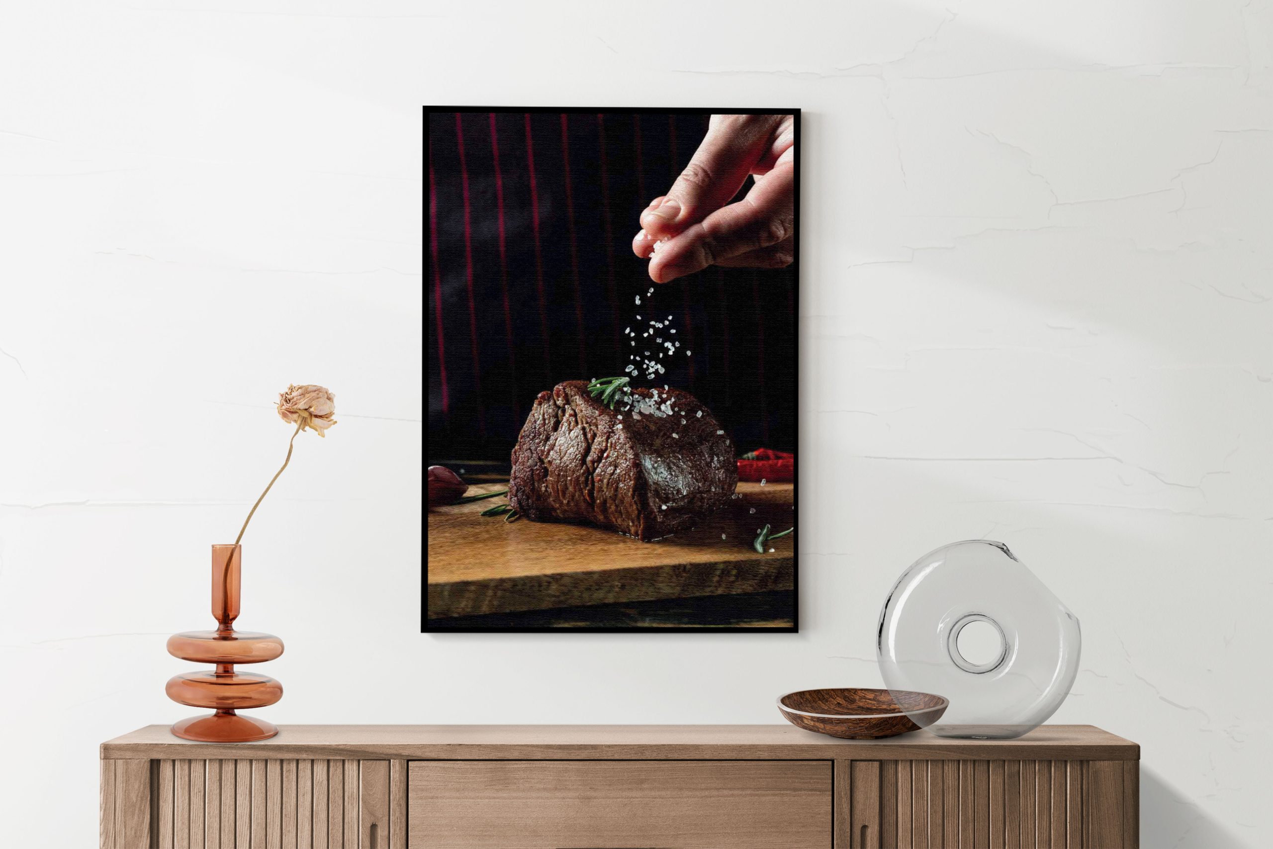 Akoestisch Schilderij Specerijen met Groen Rechthoek Verticaal Template 50 70 verticaal eten en drinken 66 2 scaled 1