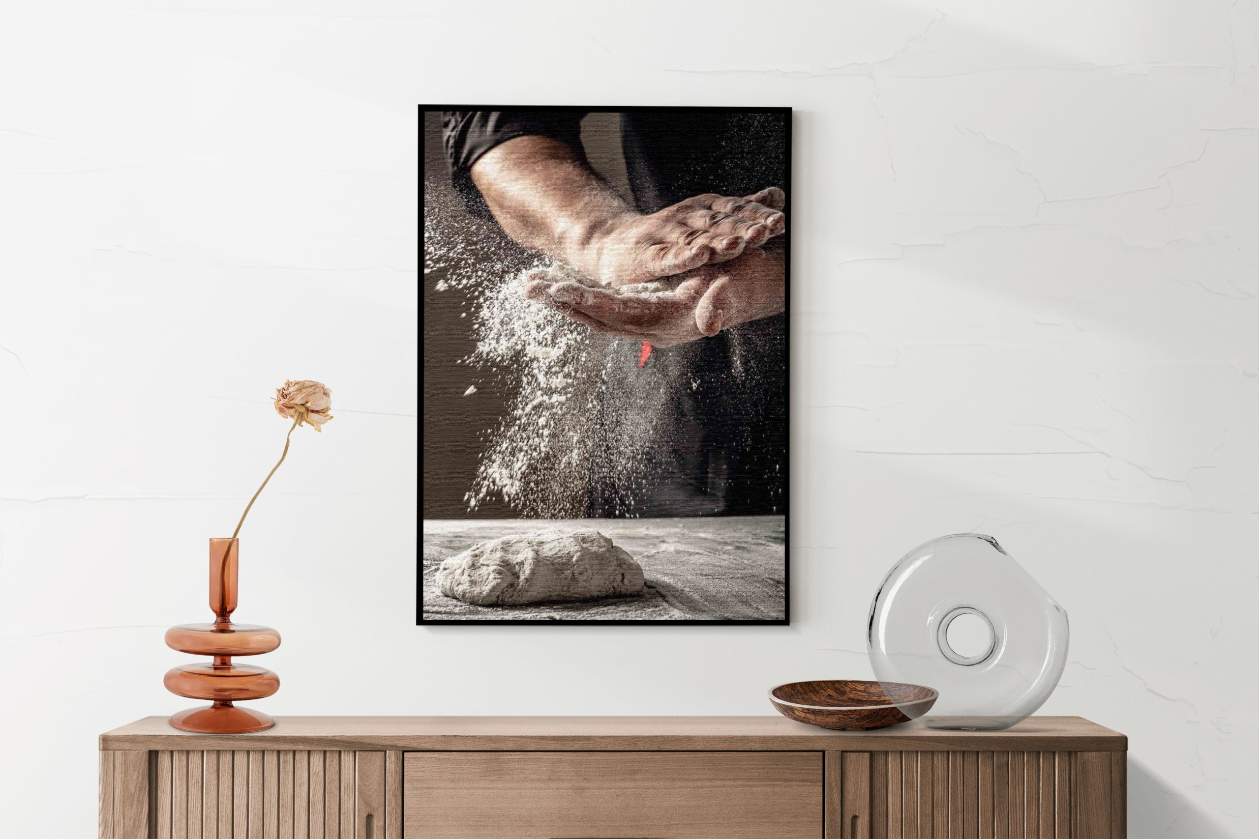 Akoestisch Schilderij Specerijen met Groen Rechthoek Verticaal Template 50 70 verticaal eten en drinken 67 2 scaled 1