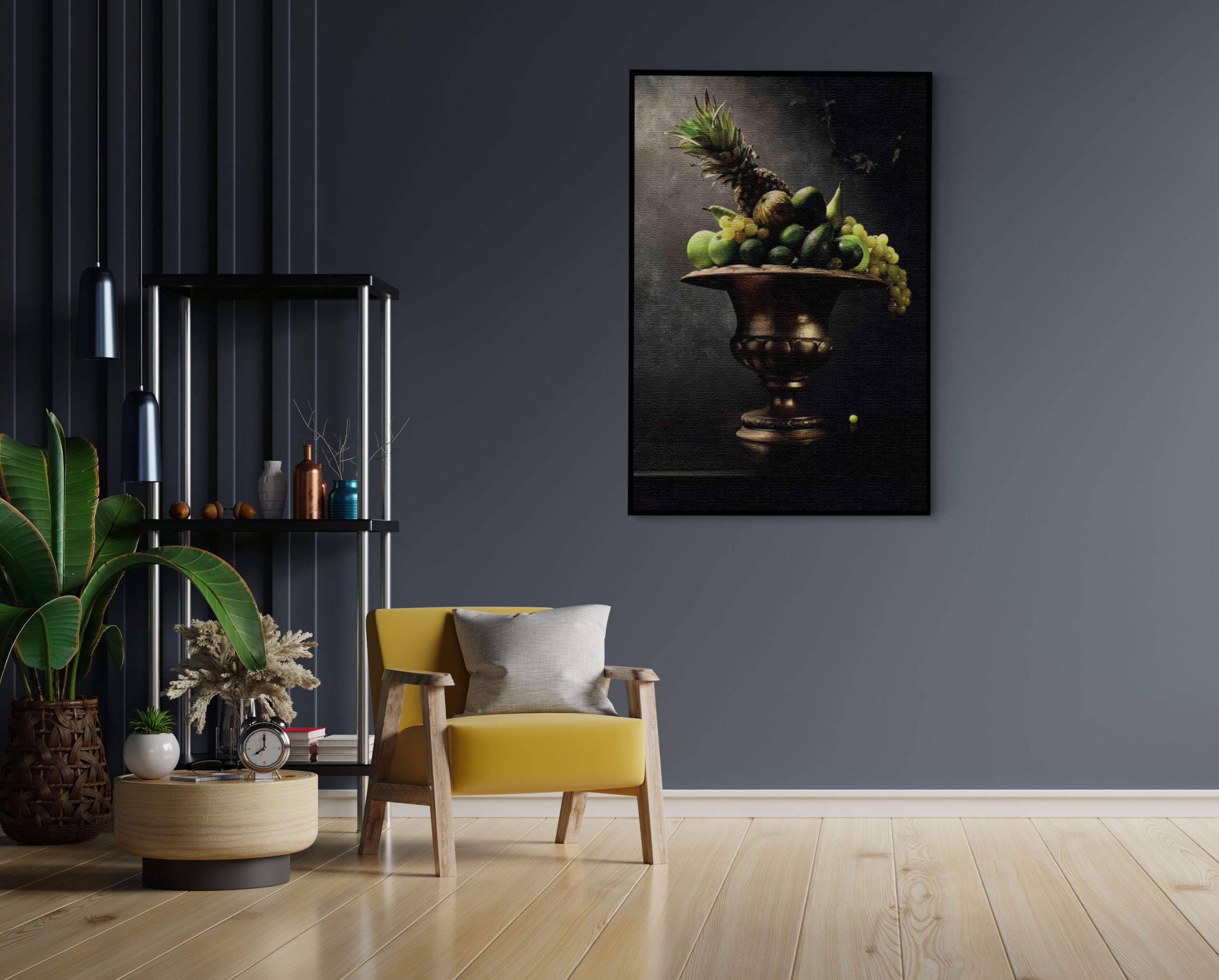 Akoestisch Schilderij Specerijen met Groen Rechthoek Verticaal Template 50 70 verticaal eten en drinken 74 1 scaled 1