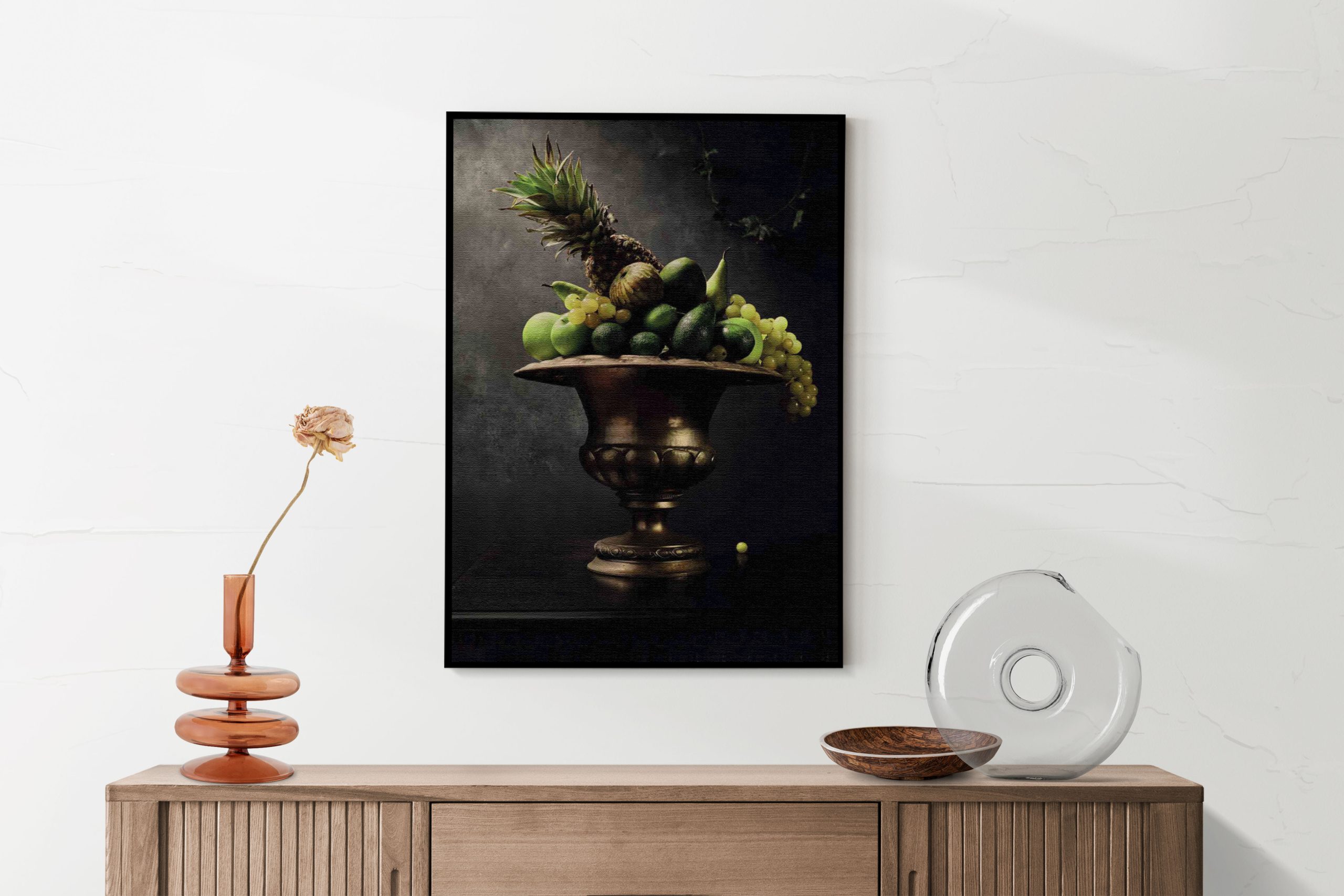 Akoestisch Schilderij Specerijen met Groen Rechthoek Verticaal Template 50 70 verticaal eten en drinken 74 2 scaled 1