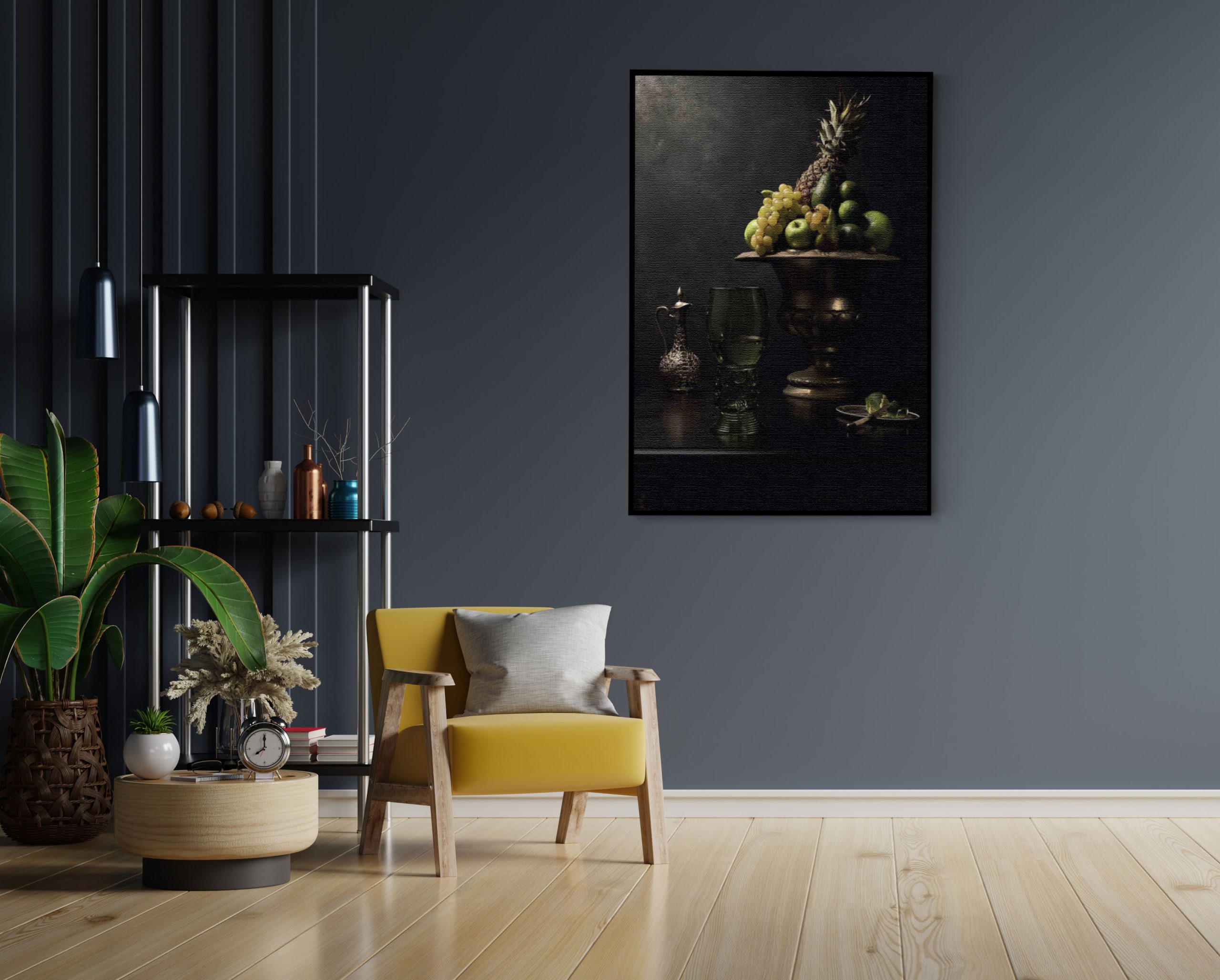 Akoestisch Schilderij Specerijen met Groen Rechthoek Verticaal Template 50 70 verticaal eten en drinken 75 1 scaled 1