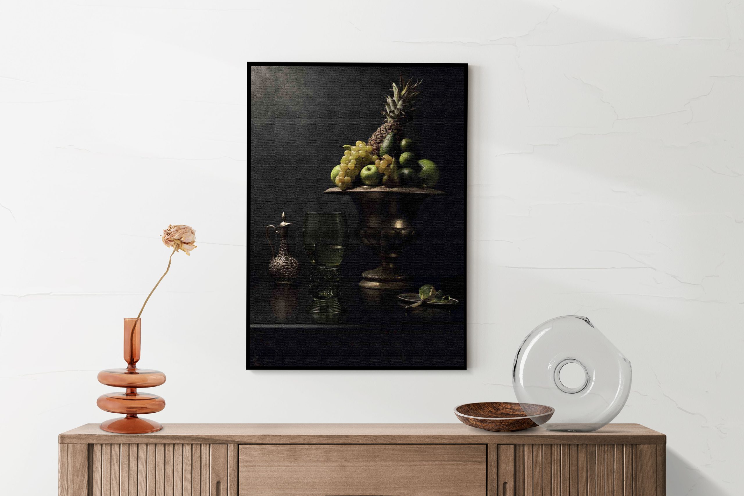 Akoestisch Schilderij Specerijen met Groen Rechthoek Verticaal Template 50 70 verticaal eten en drinken 75 2 scaled 1