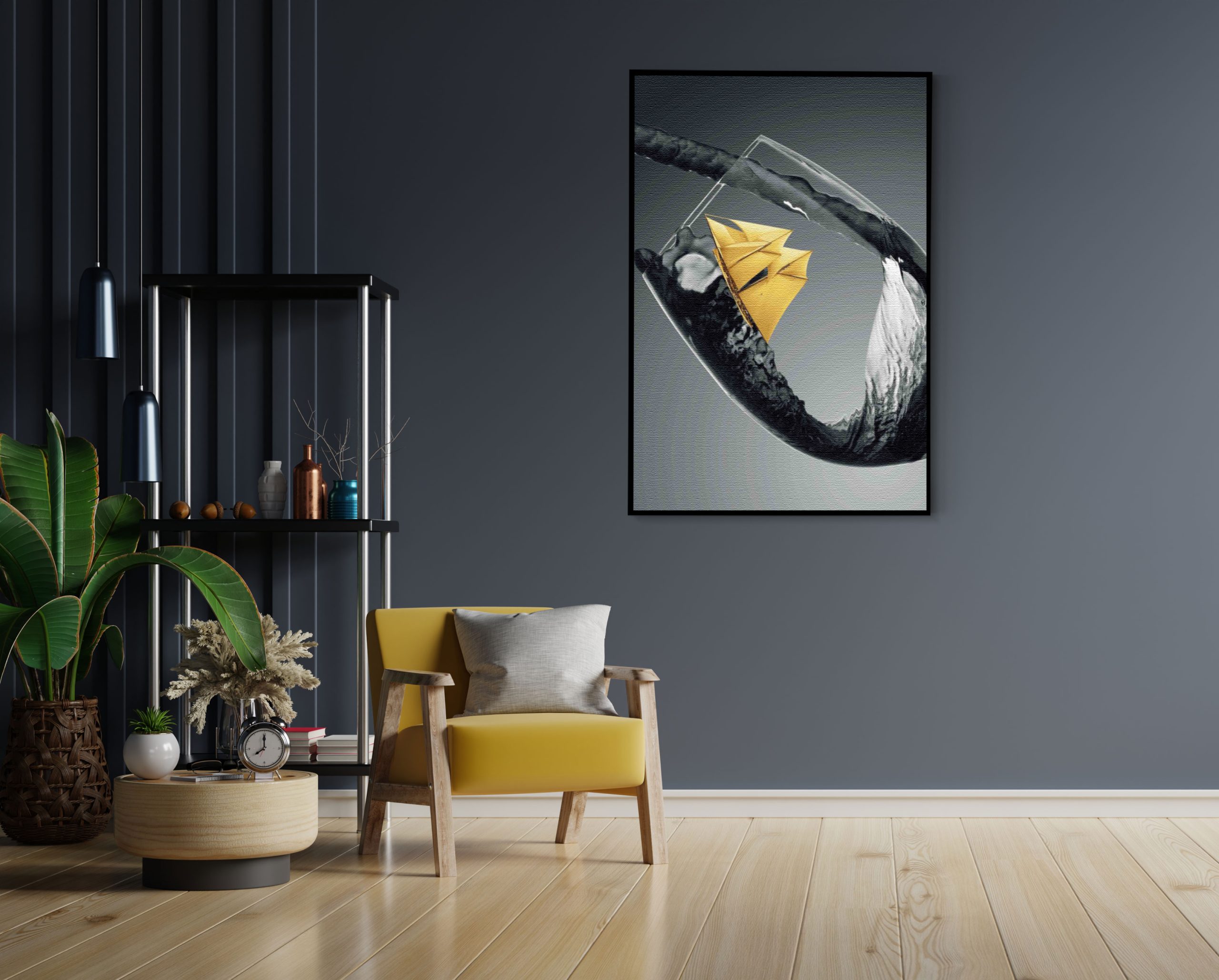 Akoestisch Schilderij Sailing Wine 03 Rechthoek Verticaal Template 50 70 verticaal eten en drinken 82 1 scaled 1