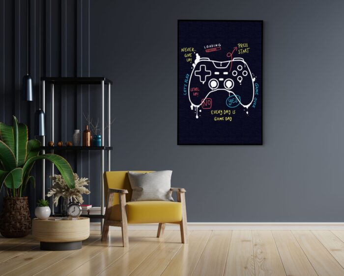 Akoestisch Schilderij Game Controller Rechthoek Verticaal Template 50 70 verticaal gaming en spel 14 1 scaled 1