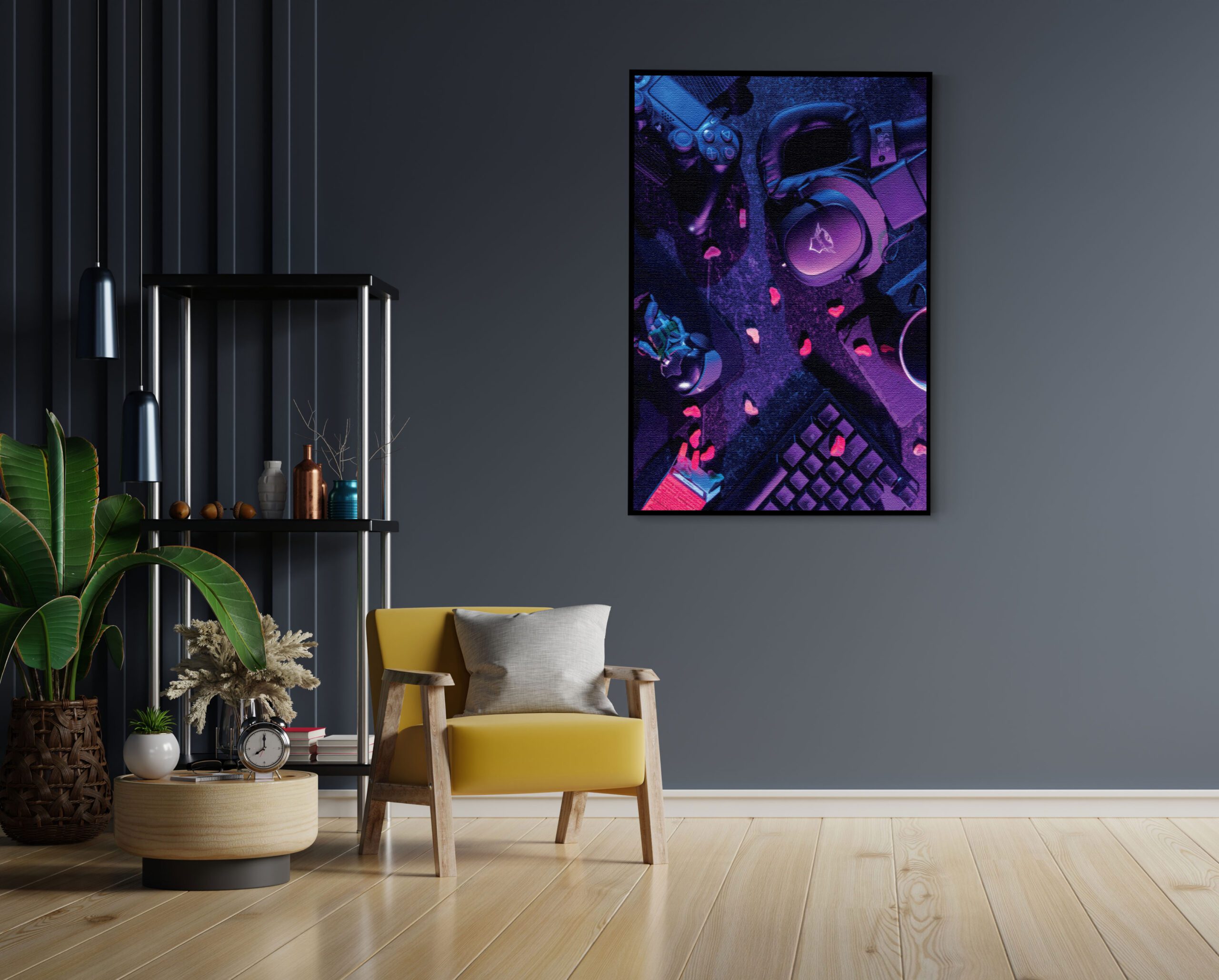 Akoestisch Schilderij Gaming Set Rechthoek Verticaal Template 50 70 verticaal gaming en spel 7 1 scaled 1