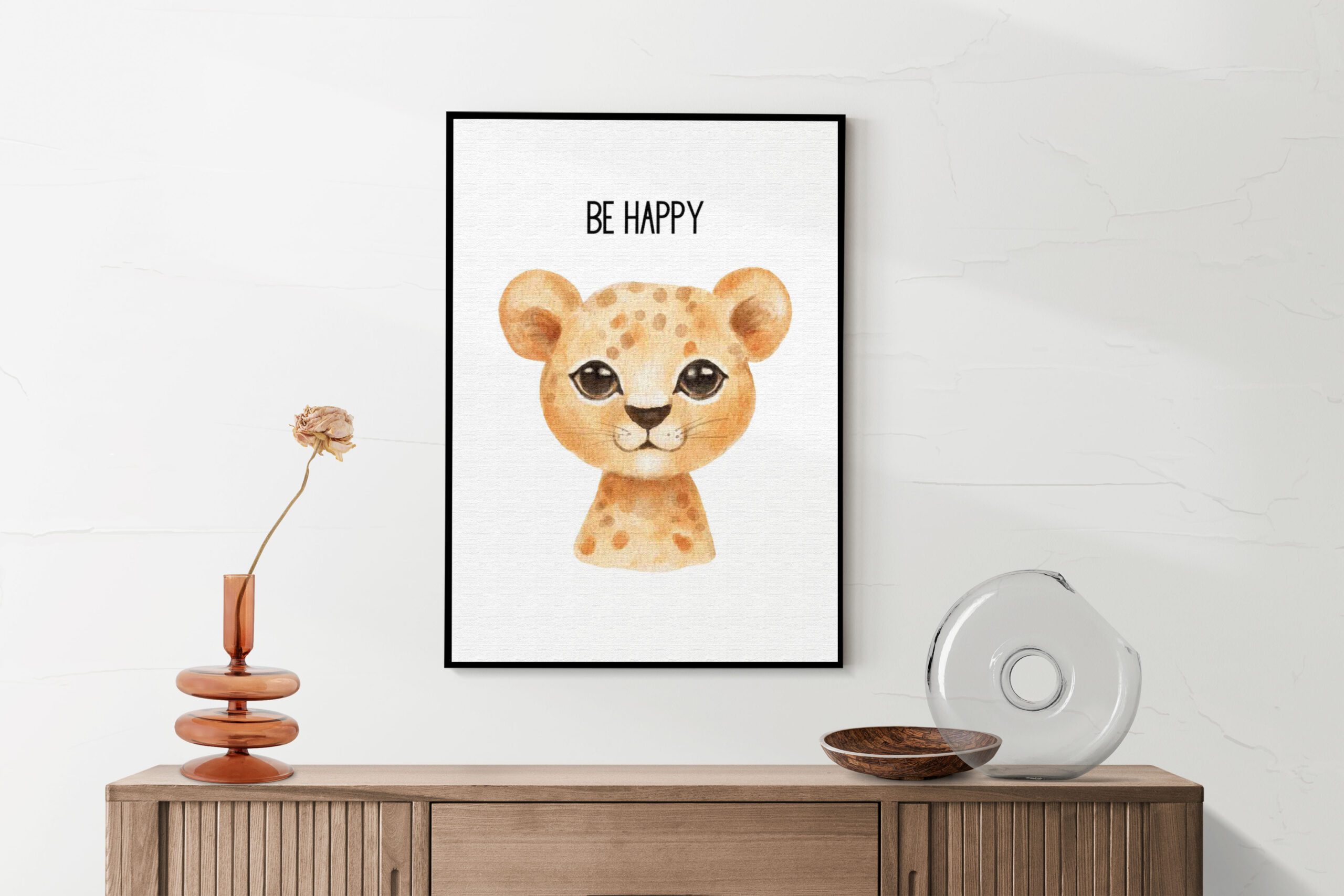 Akoestisch Schilderij Be Happy Leeuwin Rechthoek Verticaal Template 50 70 verticaal kinderen 11 1 1 scaled 1
