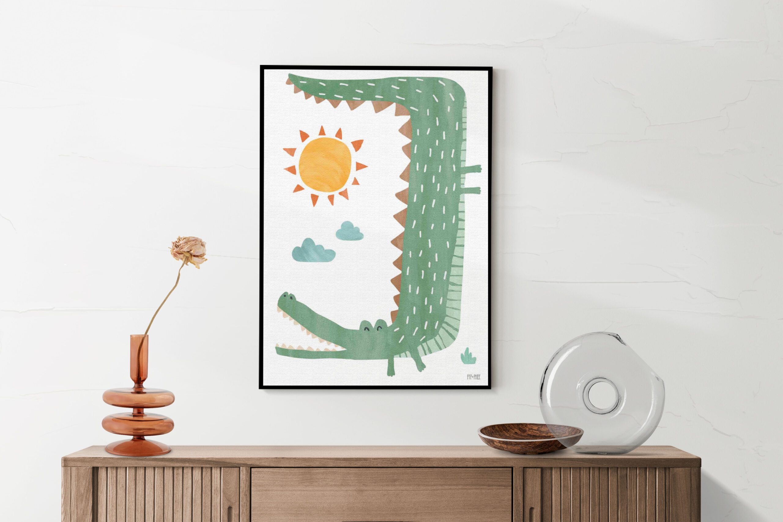 Akoestisch Schilderij De Grote Krokodil Rechthoek Verticaal Template 50 70 verticaal kinderen 25 1 1 scaled 1