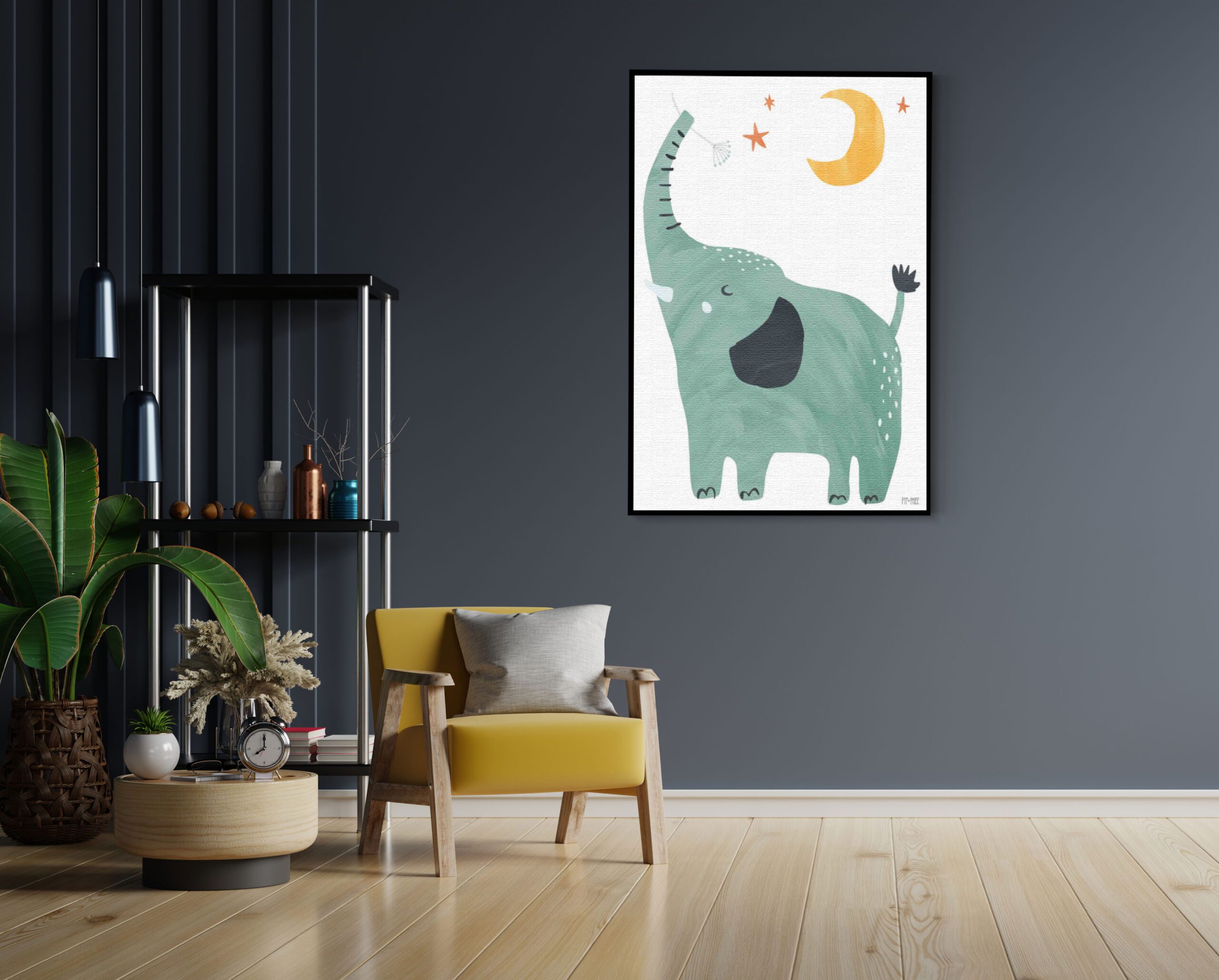 Akoestisch Schilderij De Blije Olifant Rechthoek Verticaal Template 50 70 verticaal kinderen 26 1 scaled 1