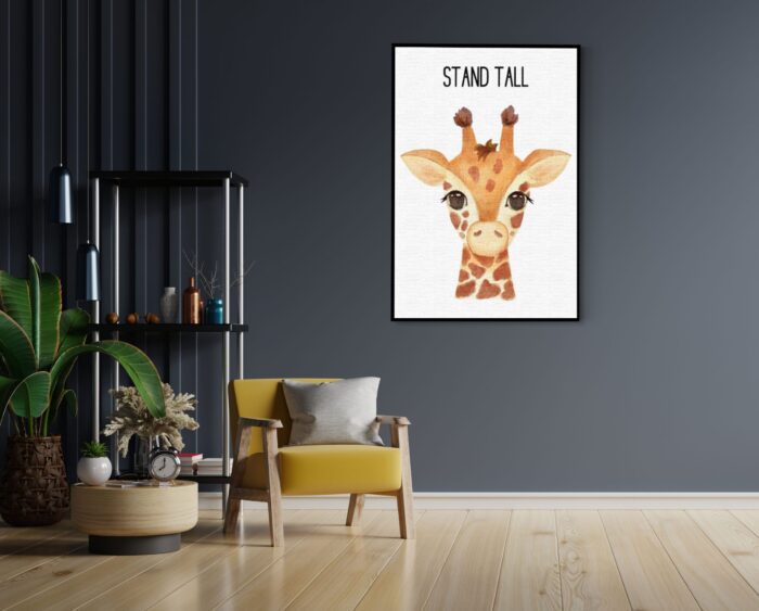 Akoestisch Schilderij De lieve Giraf Rechthoek Verticaal Template 50 70 verticaal kinderen 33 1 scaled 1