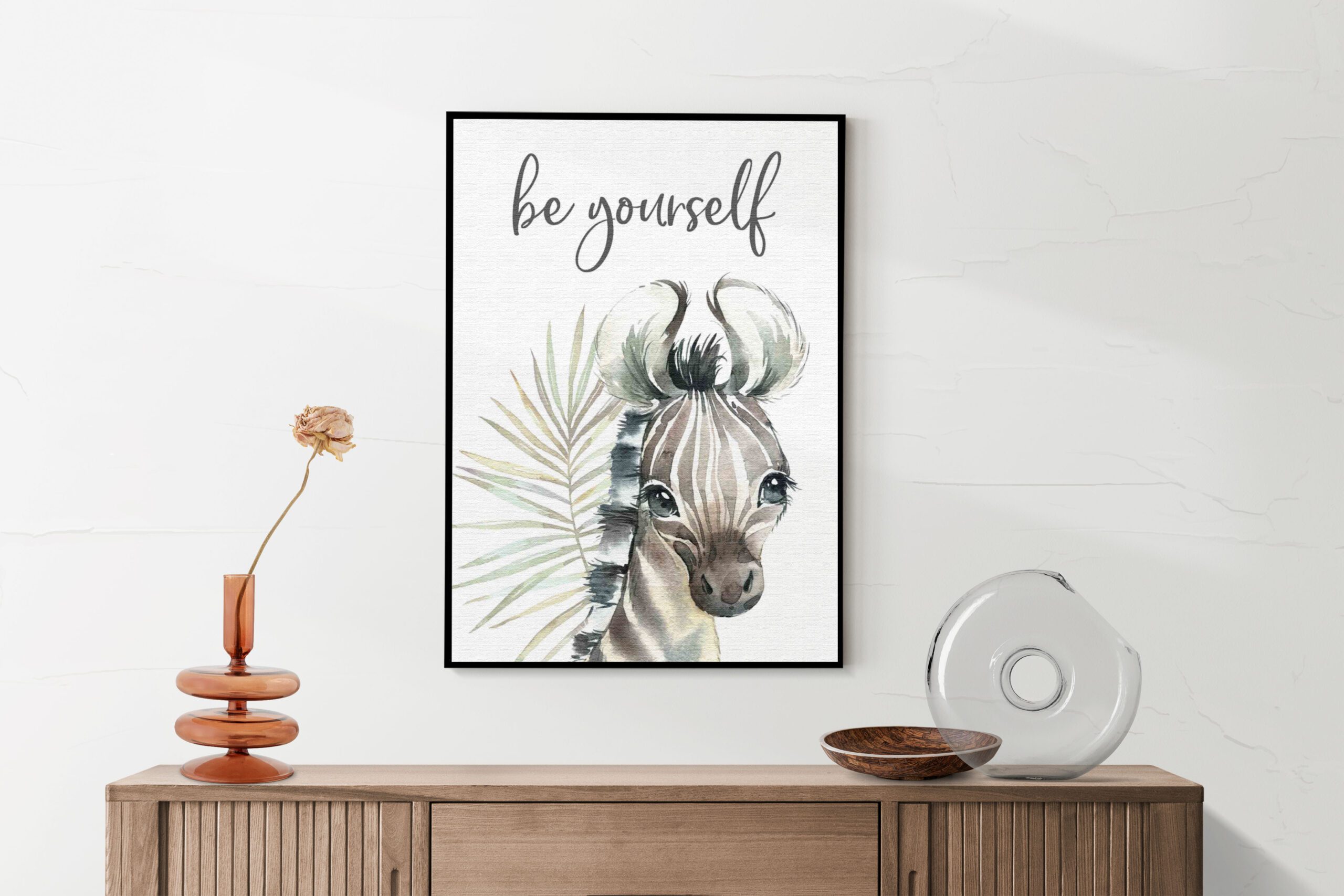 Akoestisch Schilderij Zebrapaardje Rechthoek Verticaal Template 50 70 verticaal kinderen 9 1 1 scaled 1
