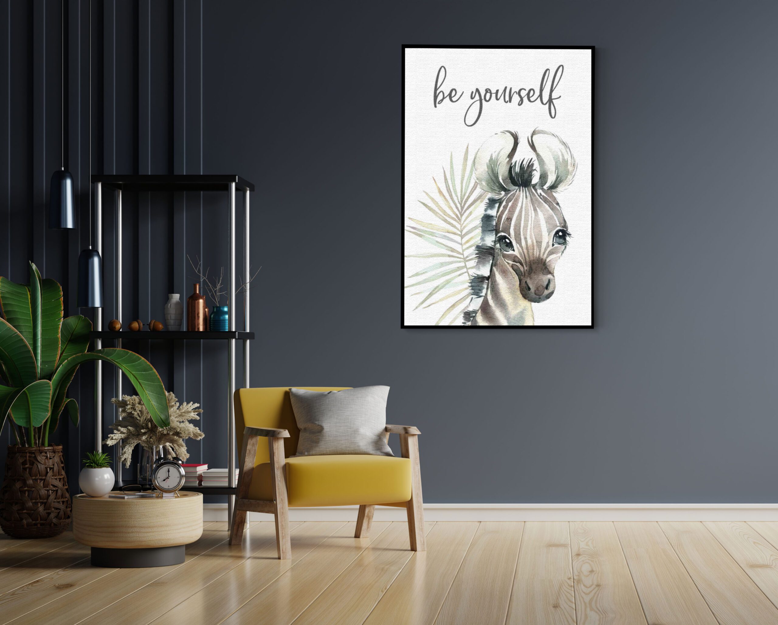 Akoestisch Schilderij Zebrapaardje Rechthoek Verticaal Template 50 70 verticaal kinderen 9 1 scaled 1