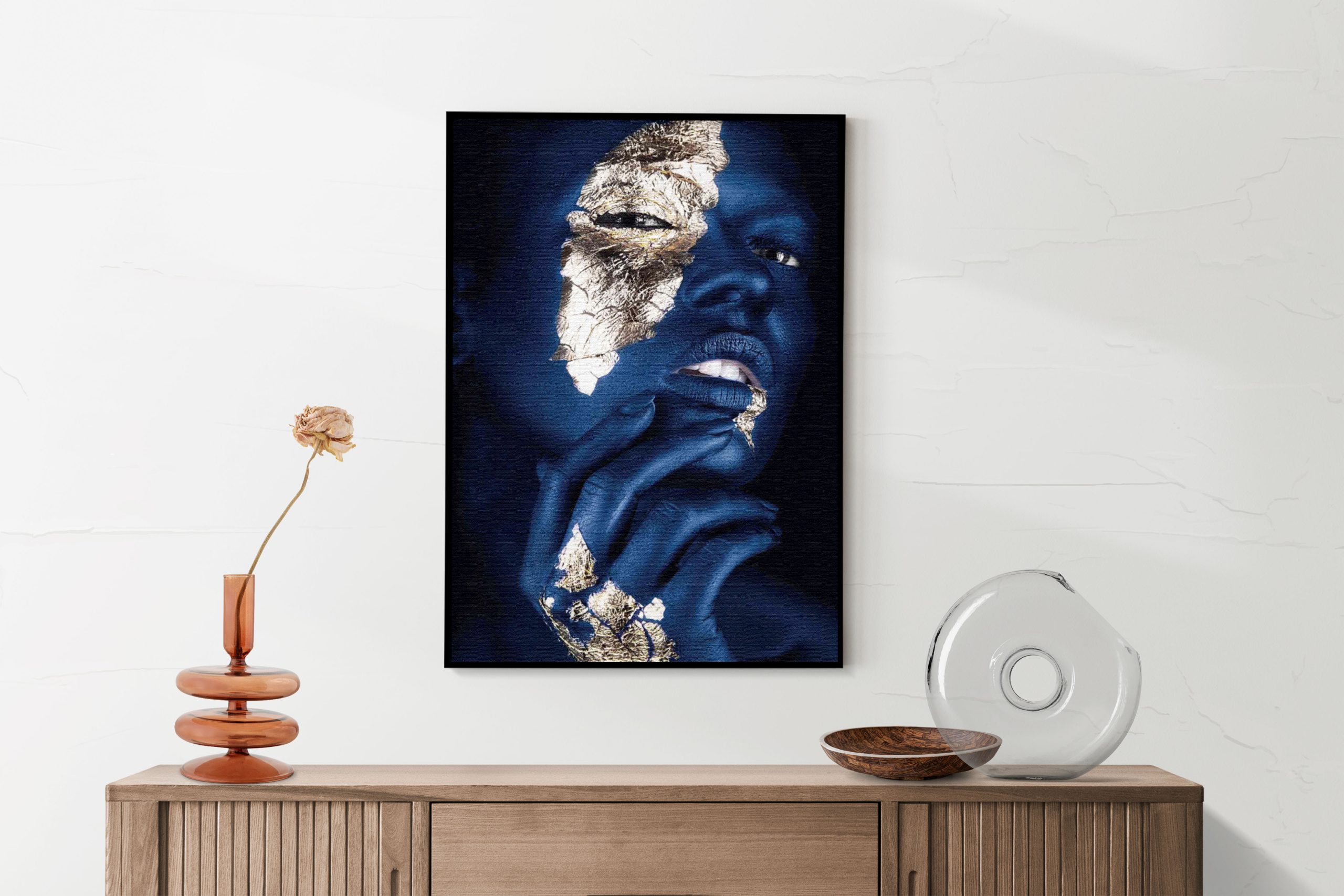 Akoestisch Schilderij Golden Whoman 02 Rechthoek Verticaal Template 50 70 verticaal lifestyle 13 2 scaled 1