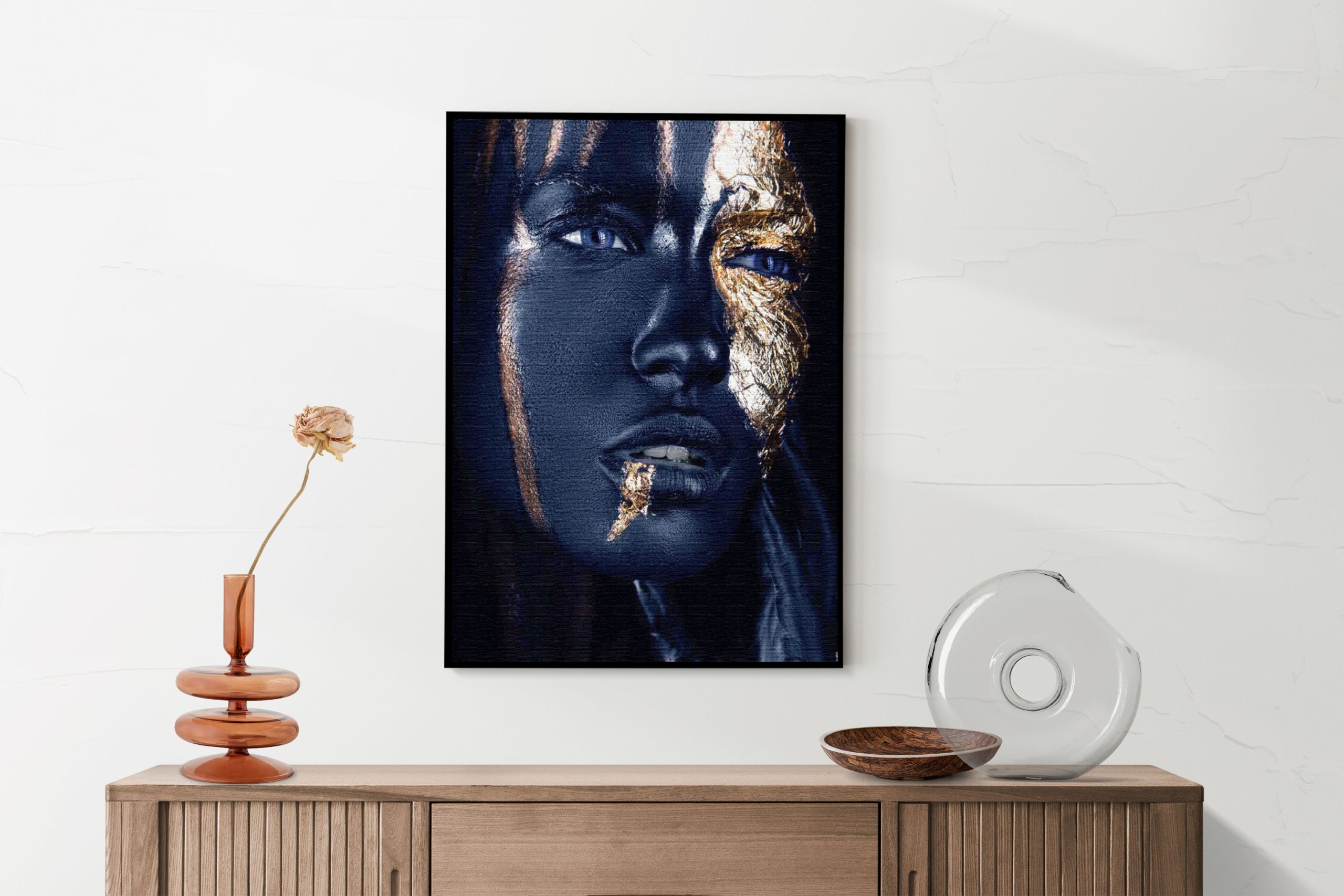 Akoestisch Schilderij Golden Whoman 05 Rechthoek Verticaal Template 50 70 verticaal lifestyle 16 2 scaled 1