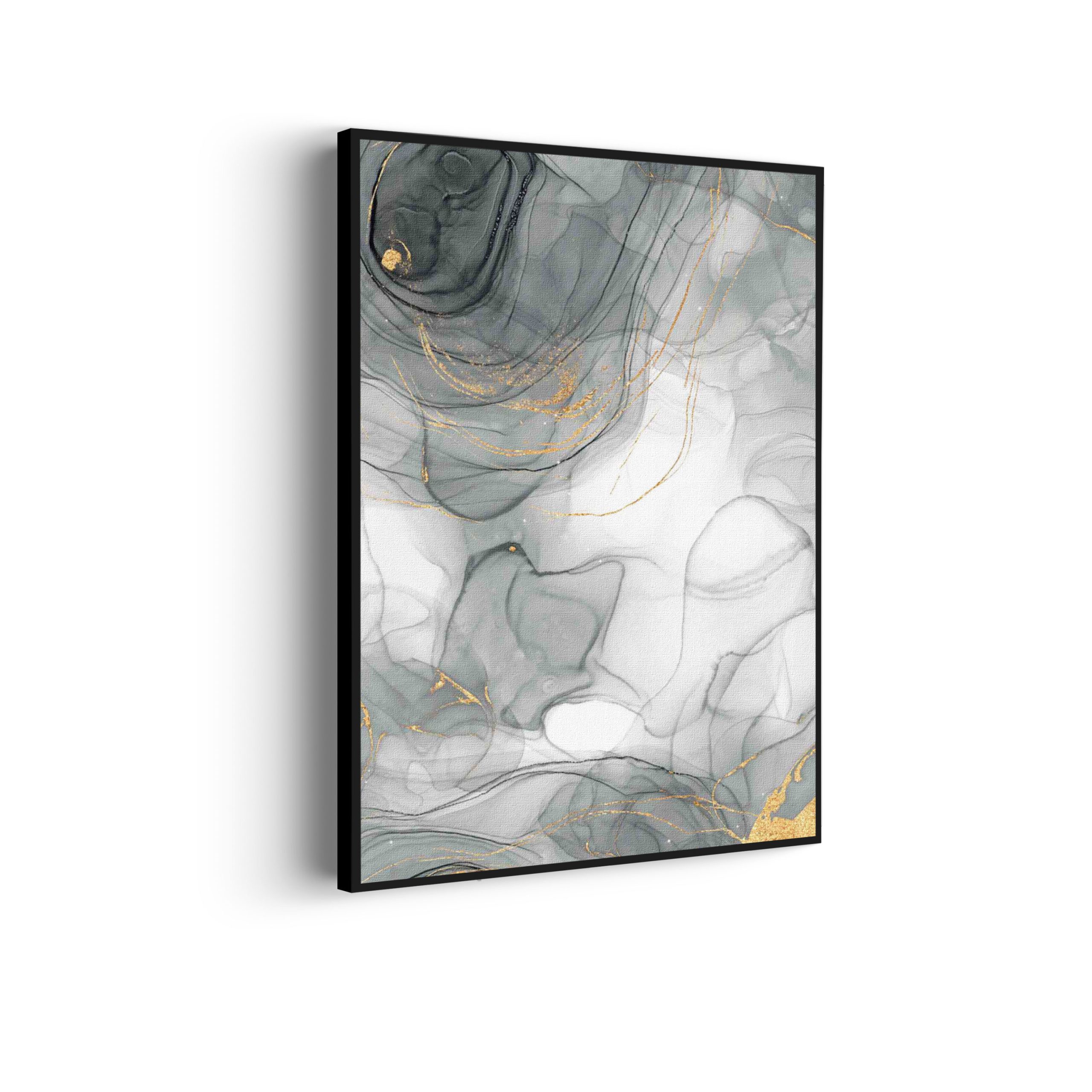 Akoestisch Schilderij Abstract Marmer Look Grijs met Goud 01 Rechthoek Verticaal Template 50 70 verticaal marmer 7 scaled 1